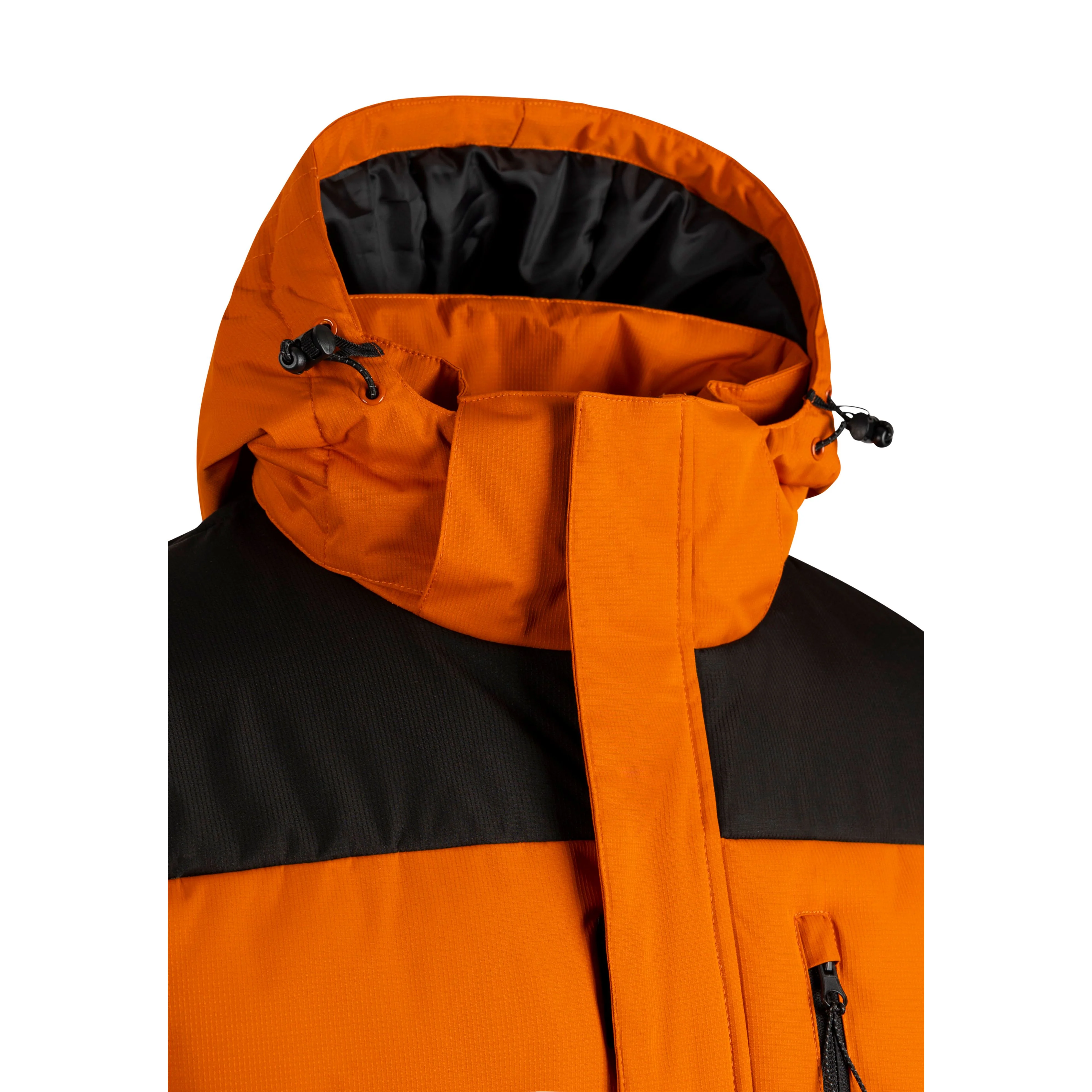 Ahmor Men's Padded Casual Jacket in Orange Spice - Image 5
