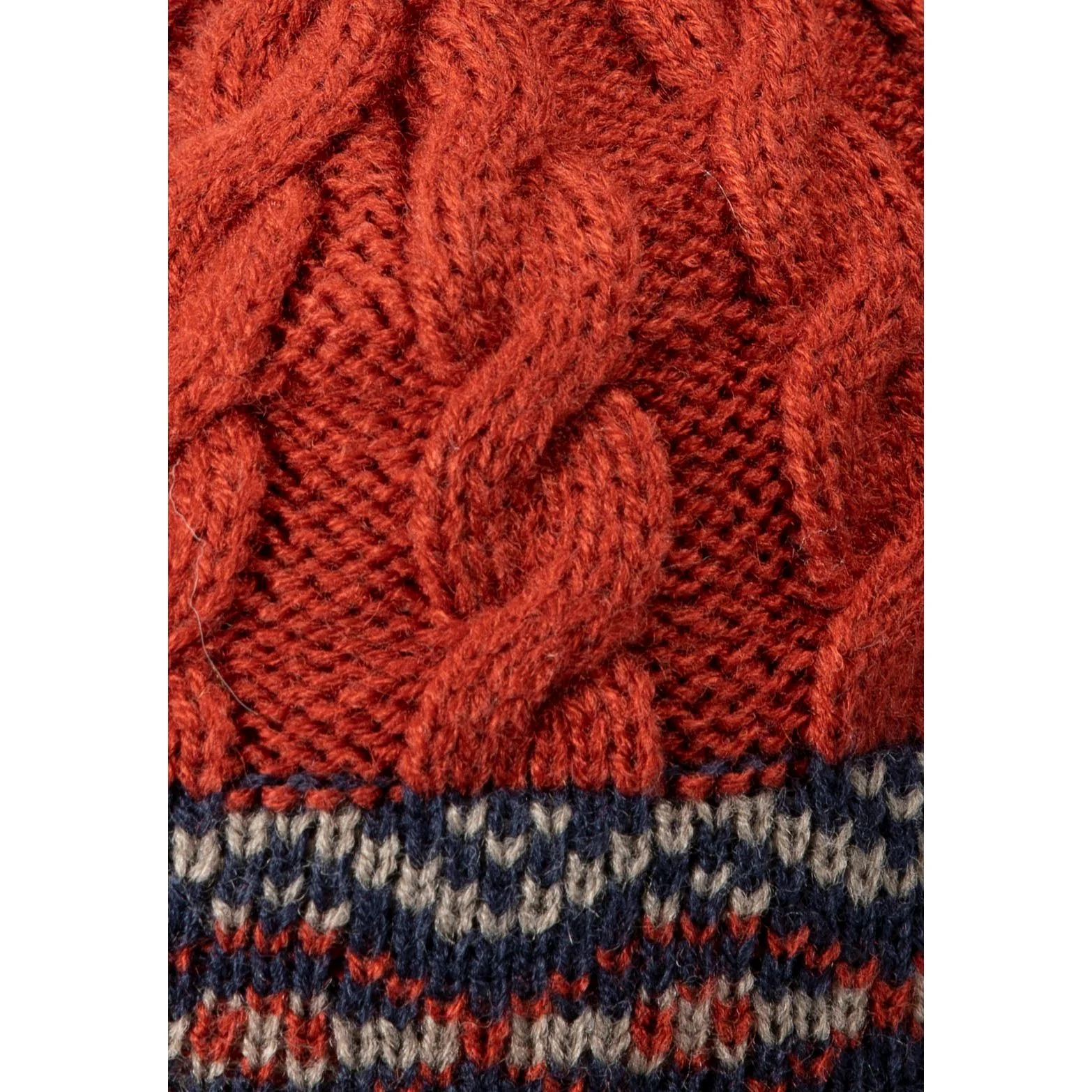 Andrews Men's Knitted Hat in Salsa - Image 3