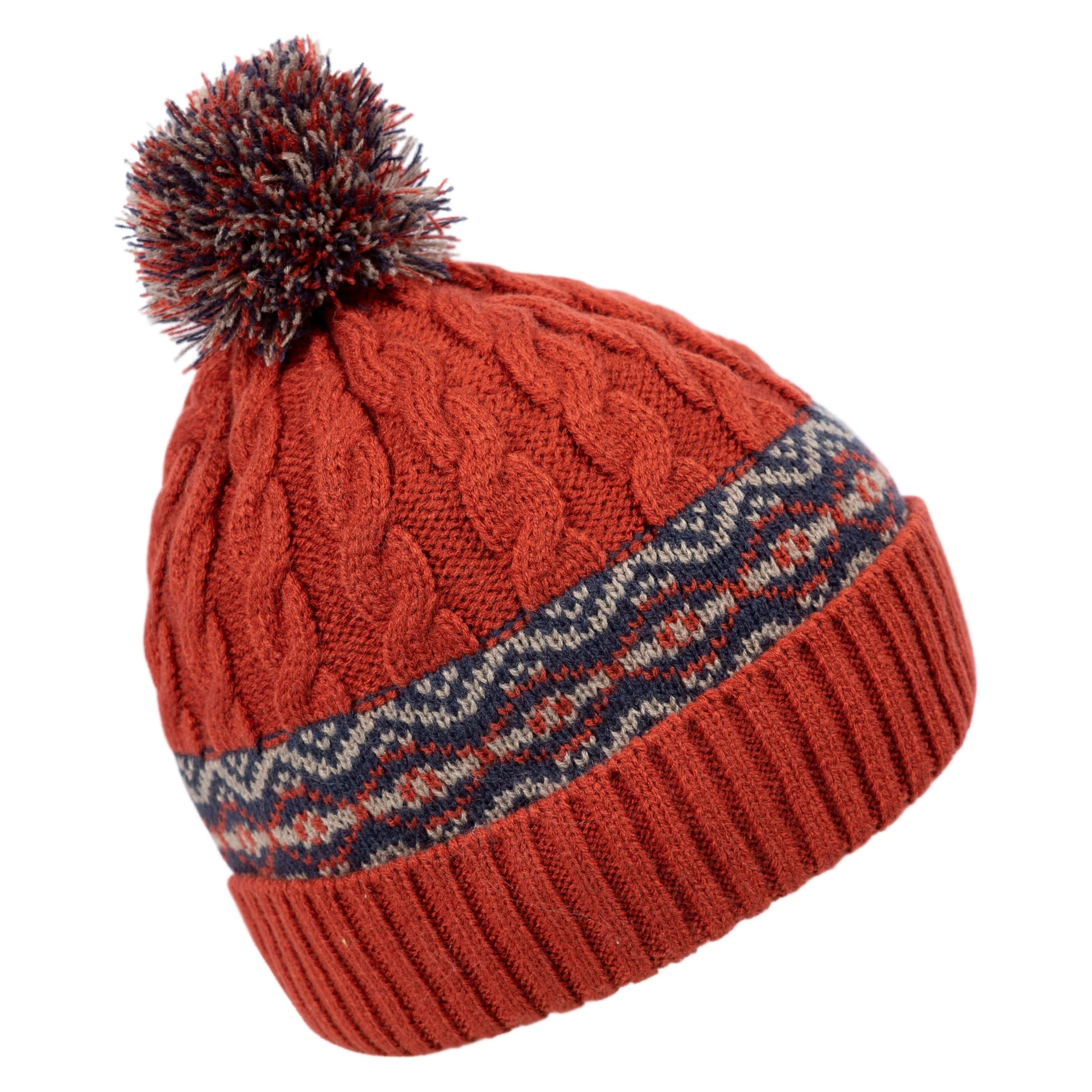 Andrews Men's Knitted Hat in Salsa - Image 5