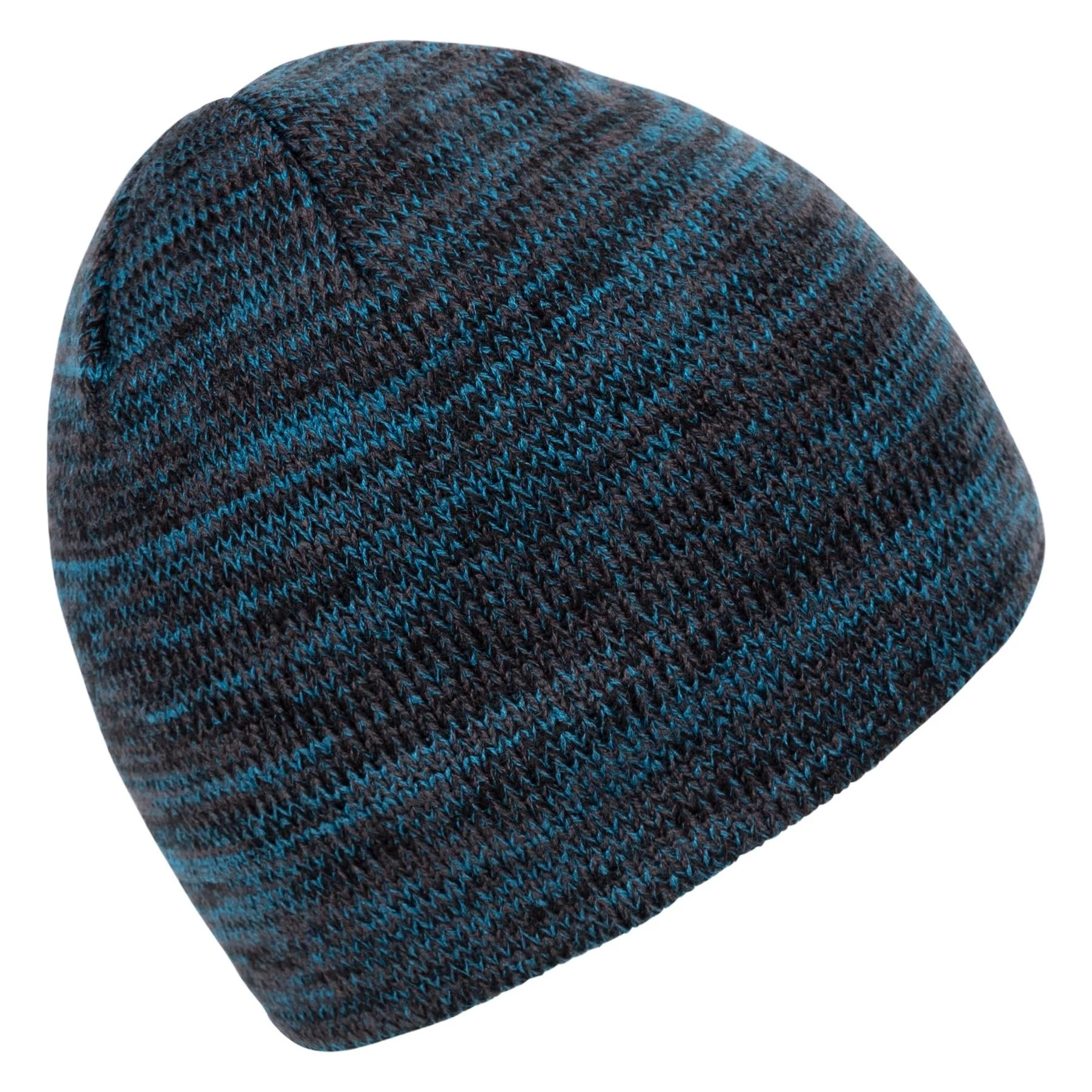 Aneth Mens Beanie Hat in Bondi Blue Marl - Image 3