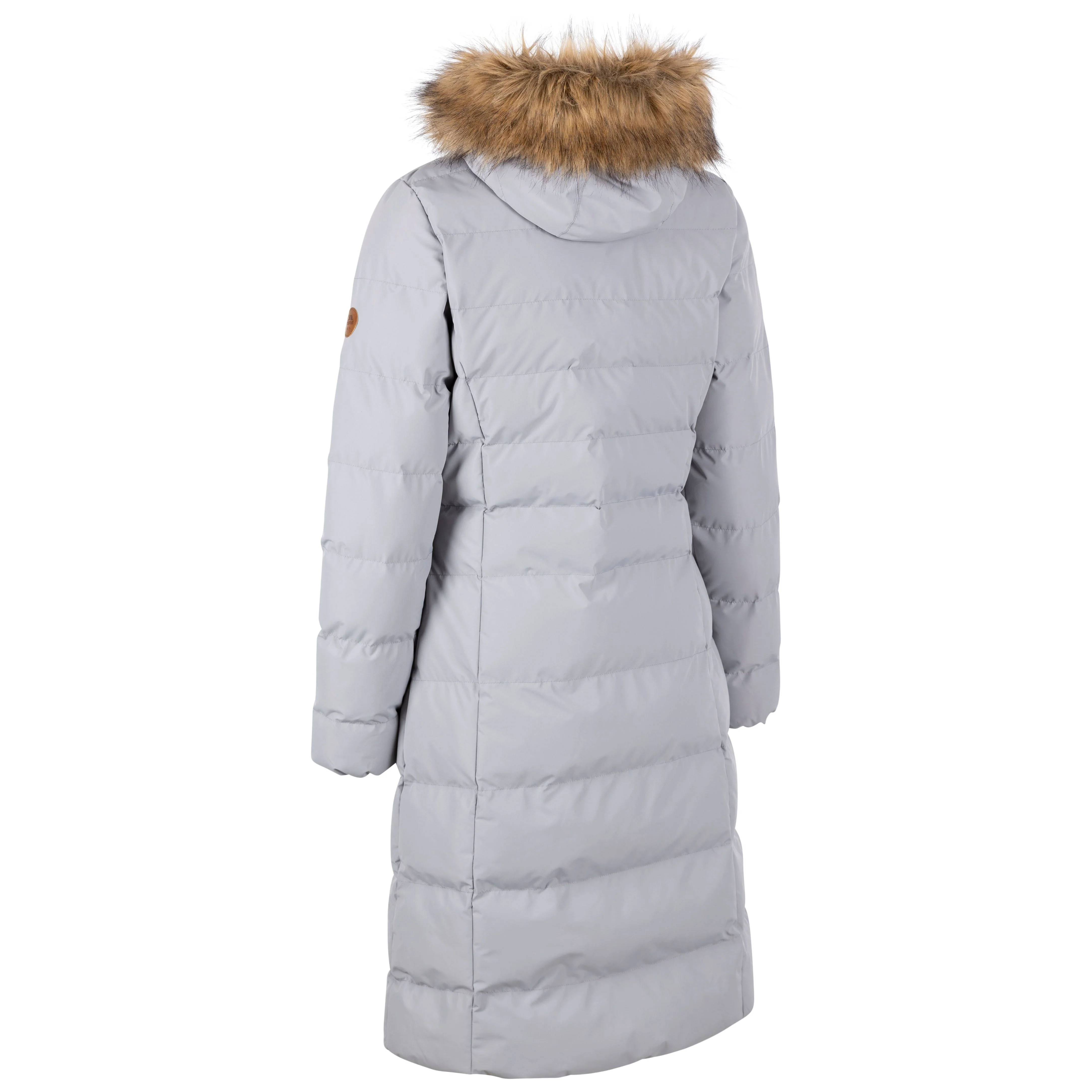 Audrey Women's Padded Long Length Jacket in Platinum - Image 4