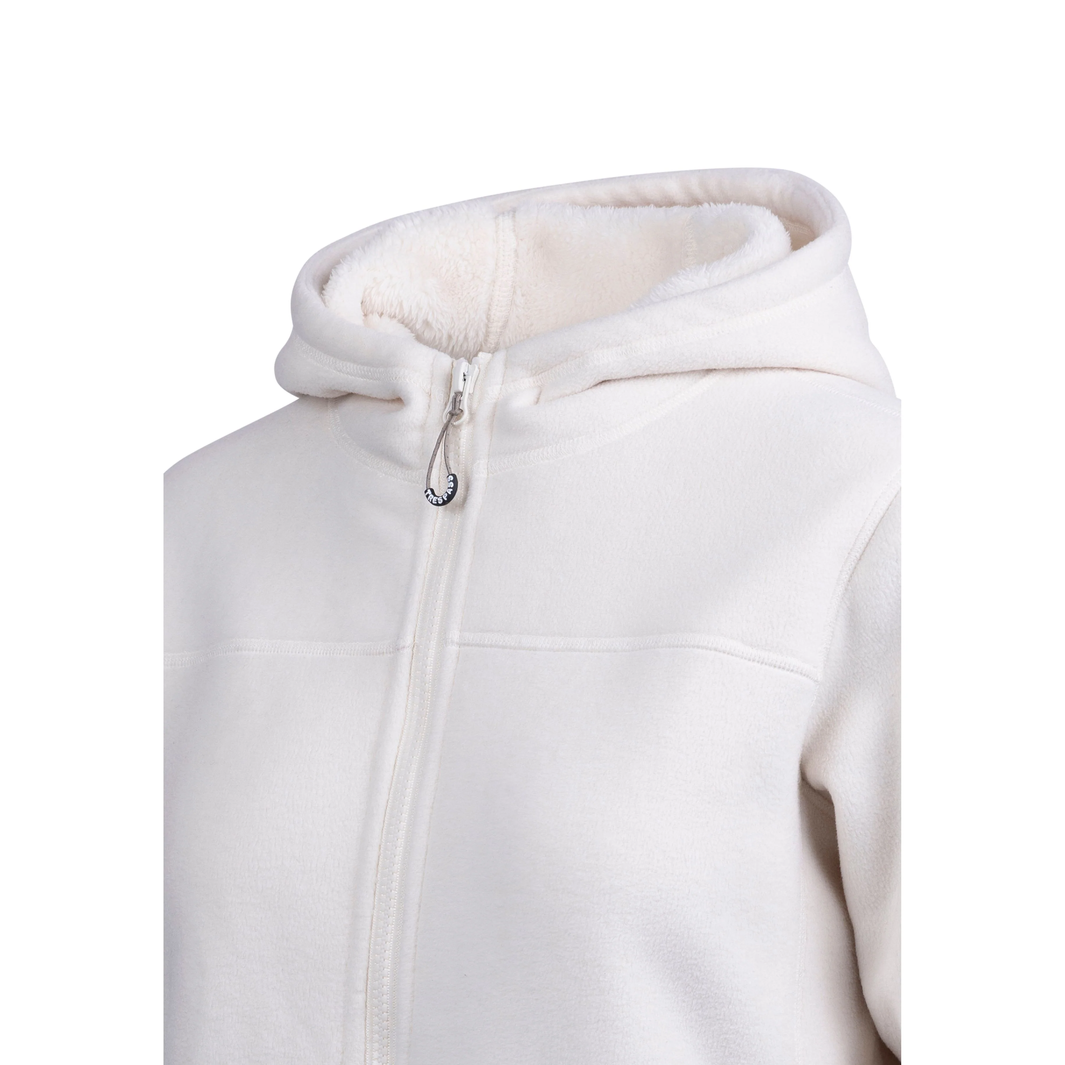 Backstay Women's Full Zip Fleece in Ghost - Image 3