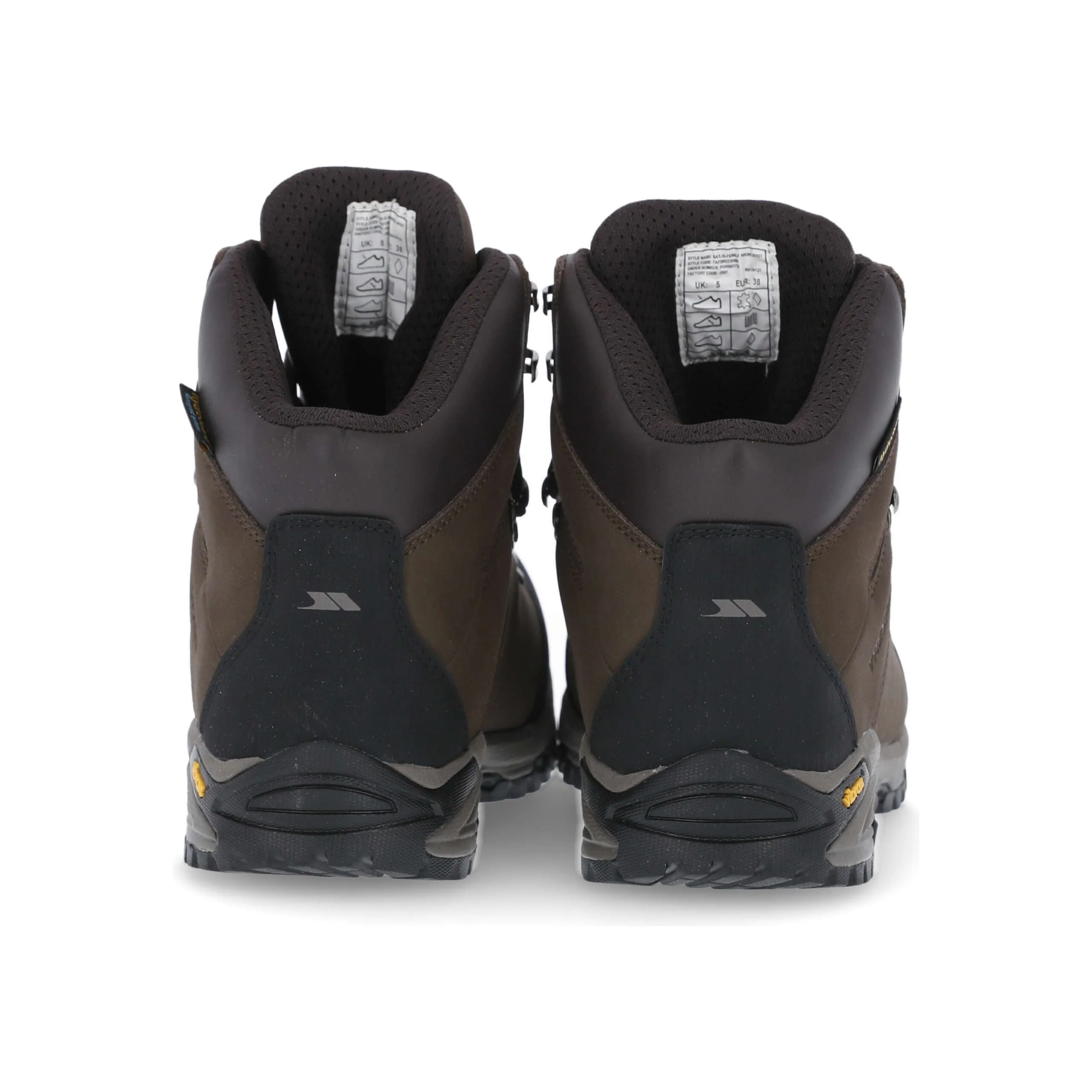 Baylin Womens Waterproof Hiking Boot in Brown - Image 6