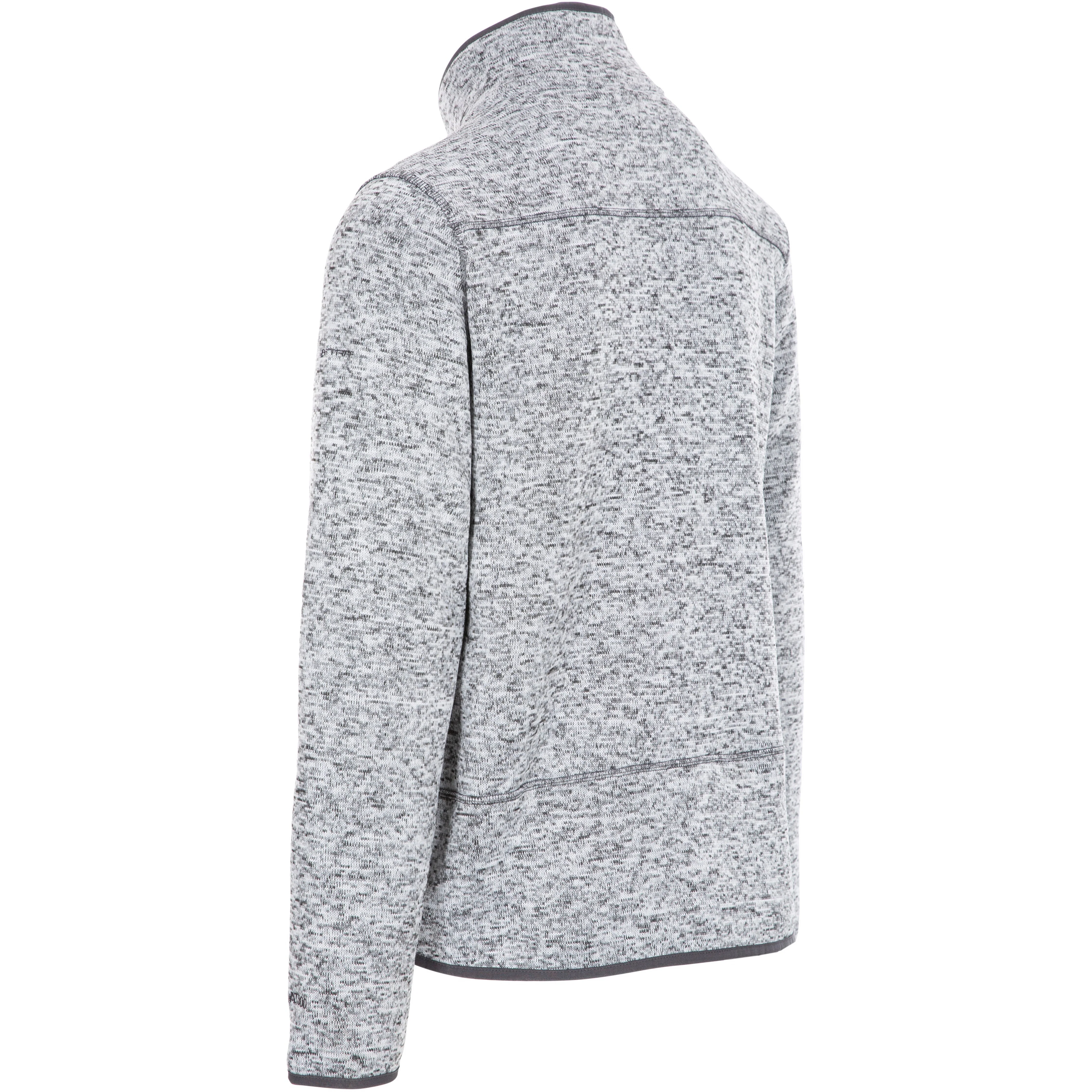 Bingham - Mens Fleece Jacket - Grey Marl - Image 3