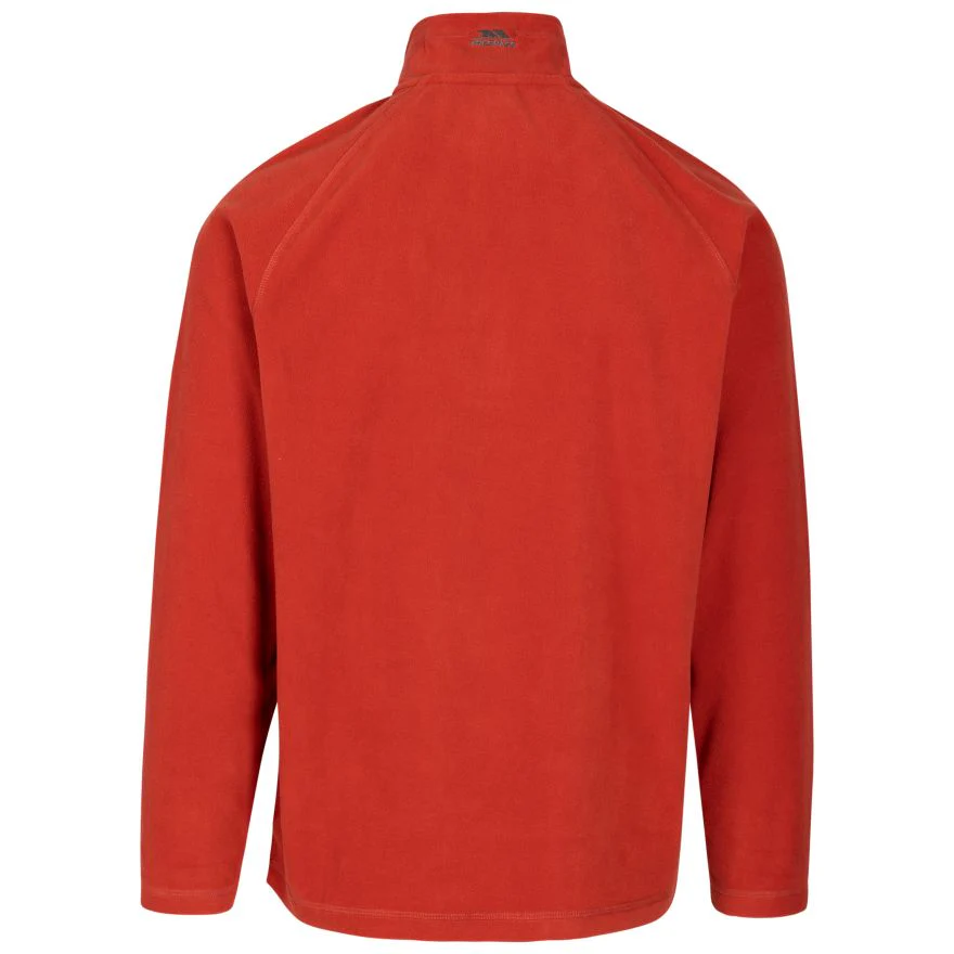 Blackford Mens Half Zip Microfleece in Salsa - Image 2
