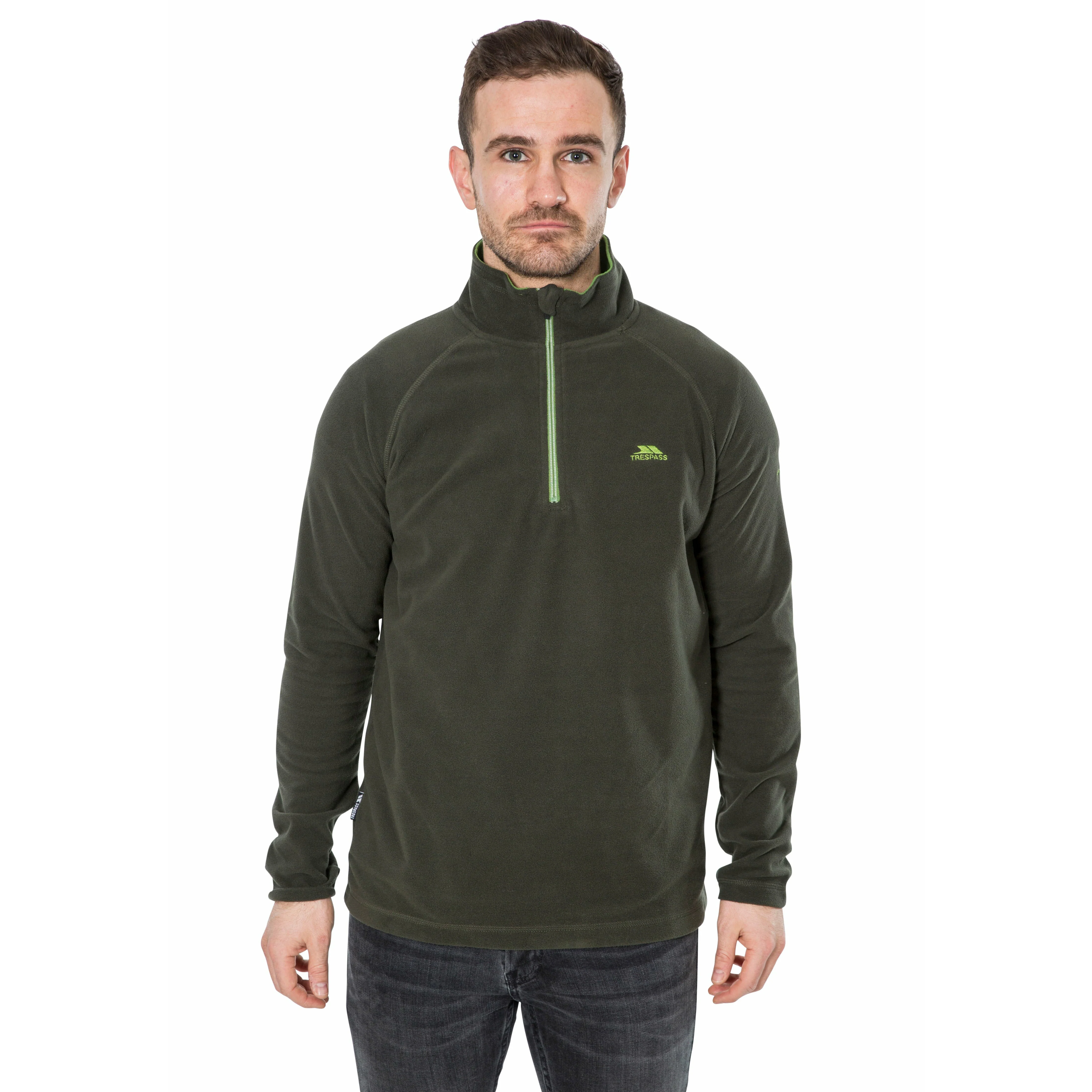 Blackford - Mens Half Zip Microfleece - Olive