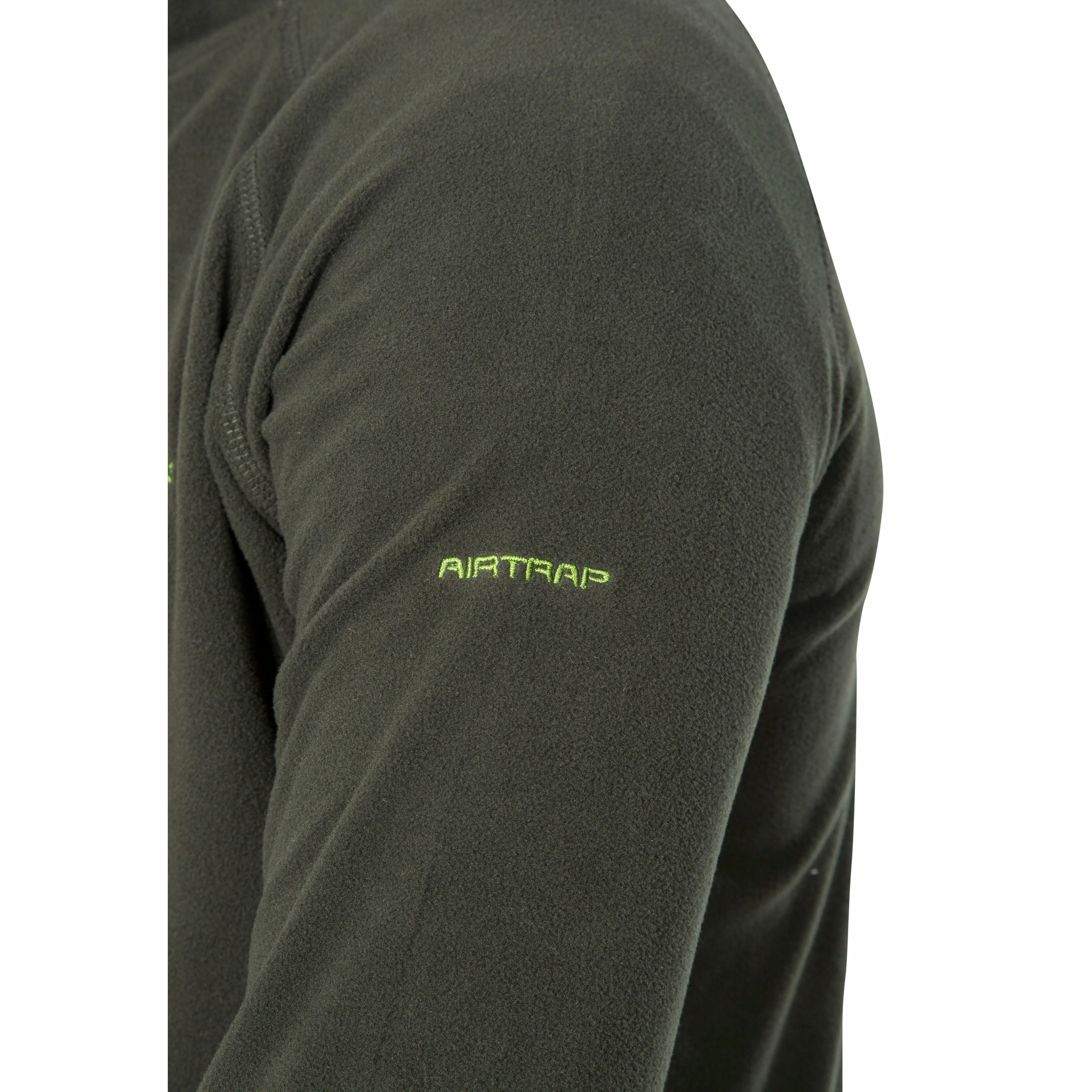 Blackford - Mens Half Zip Microfleece - Olive - Image 9