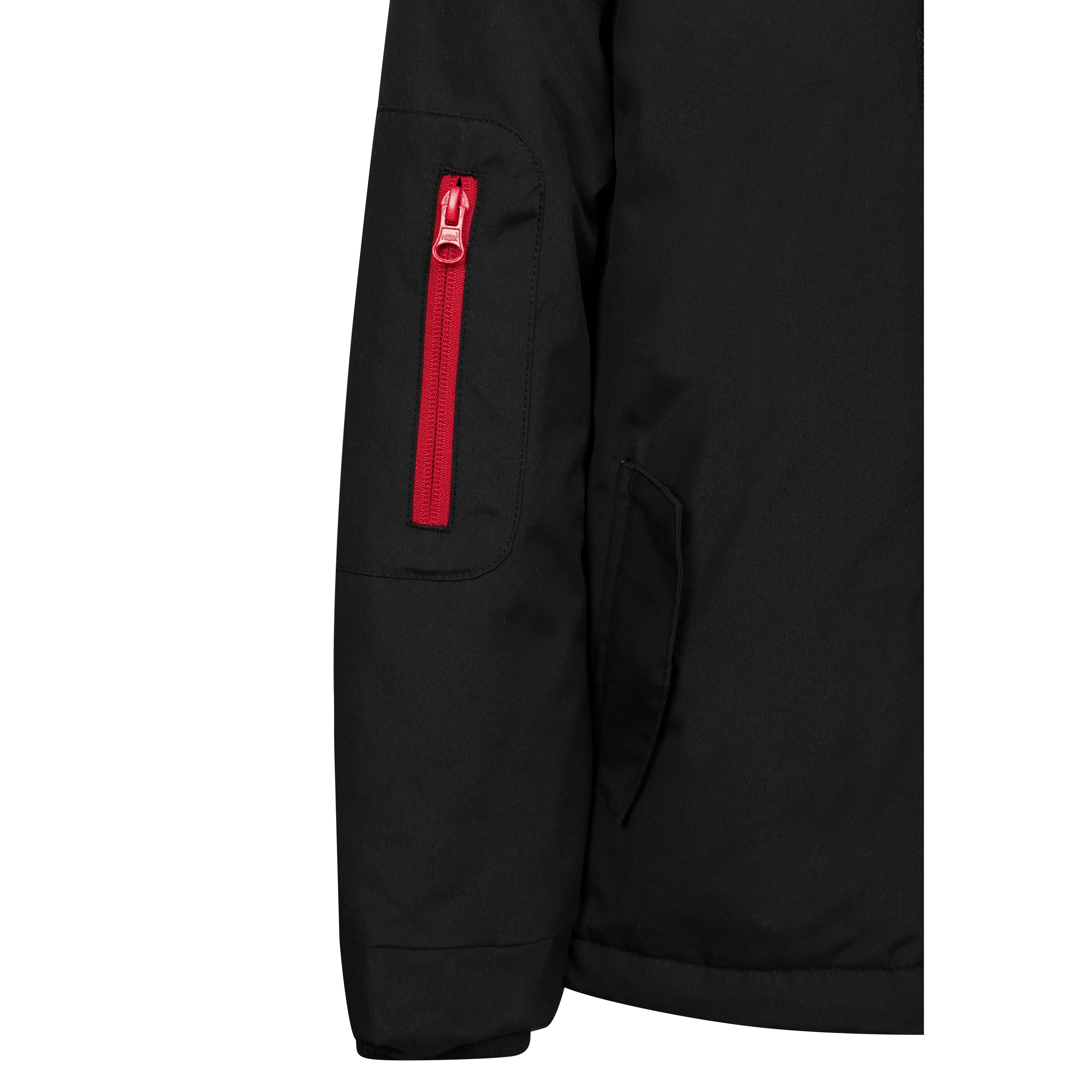 Braddan Boys Waterproof Padded Jacket in Black - Image 4