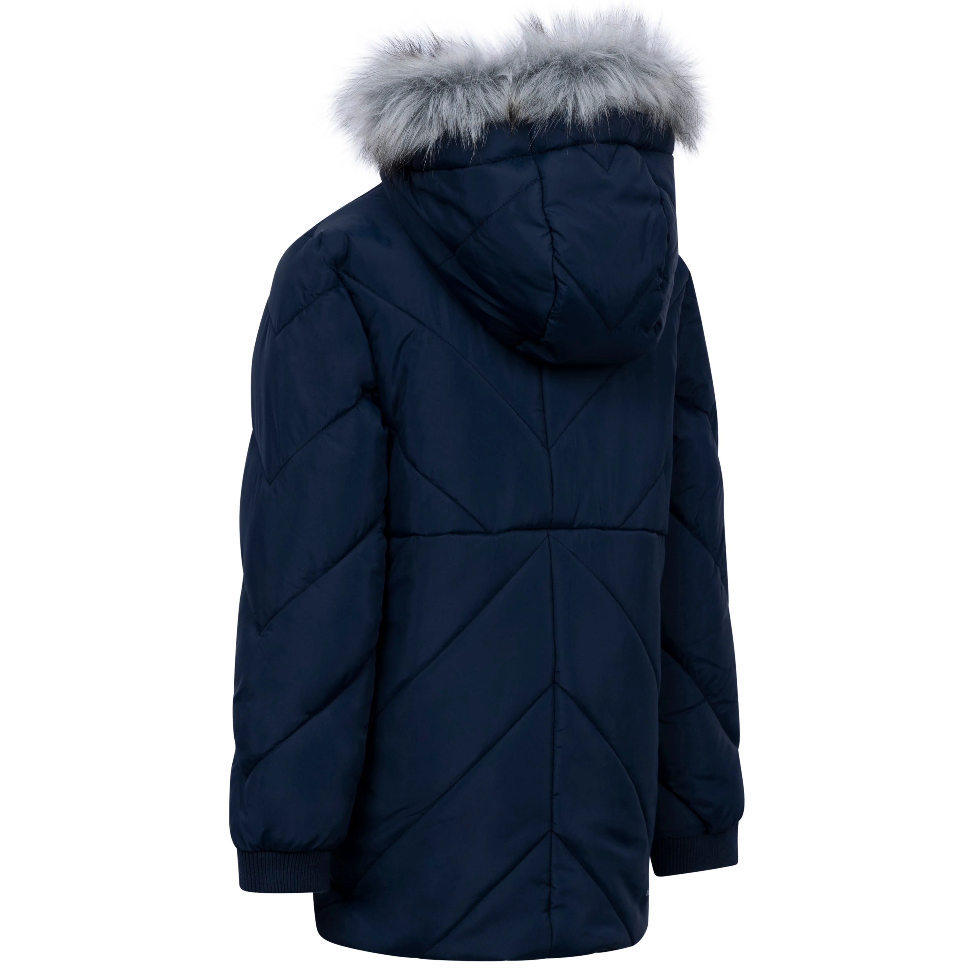 Buntee Girls' Water Resistant Padded Jacket in Navy - Image 2