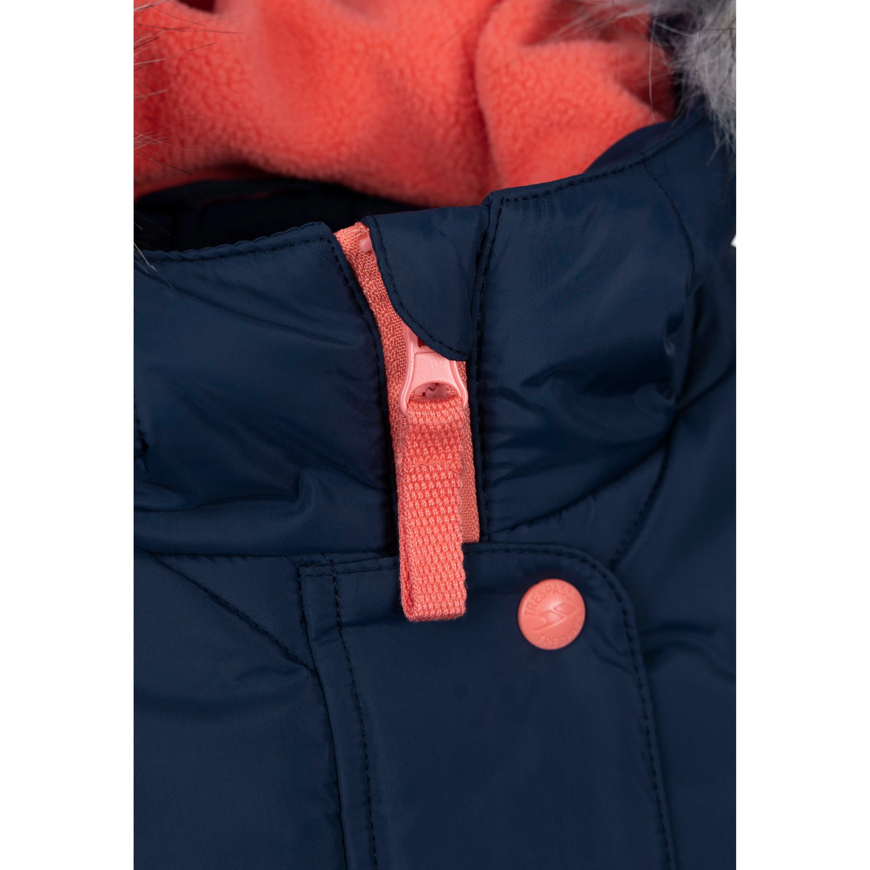 Buntee Girls' Water Resistant Padded Jacket in Navy - Image 3