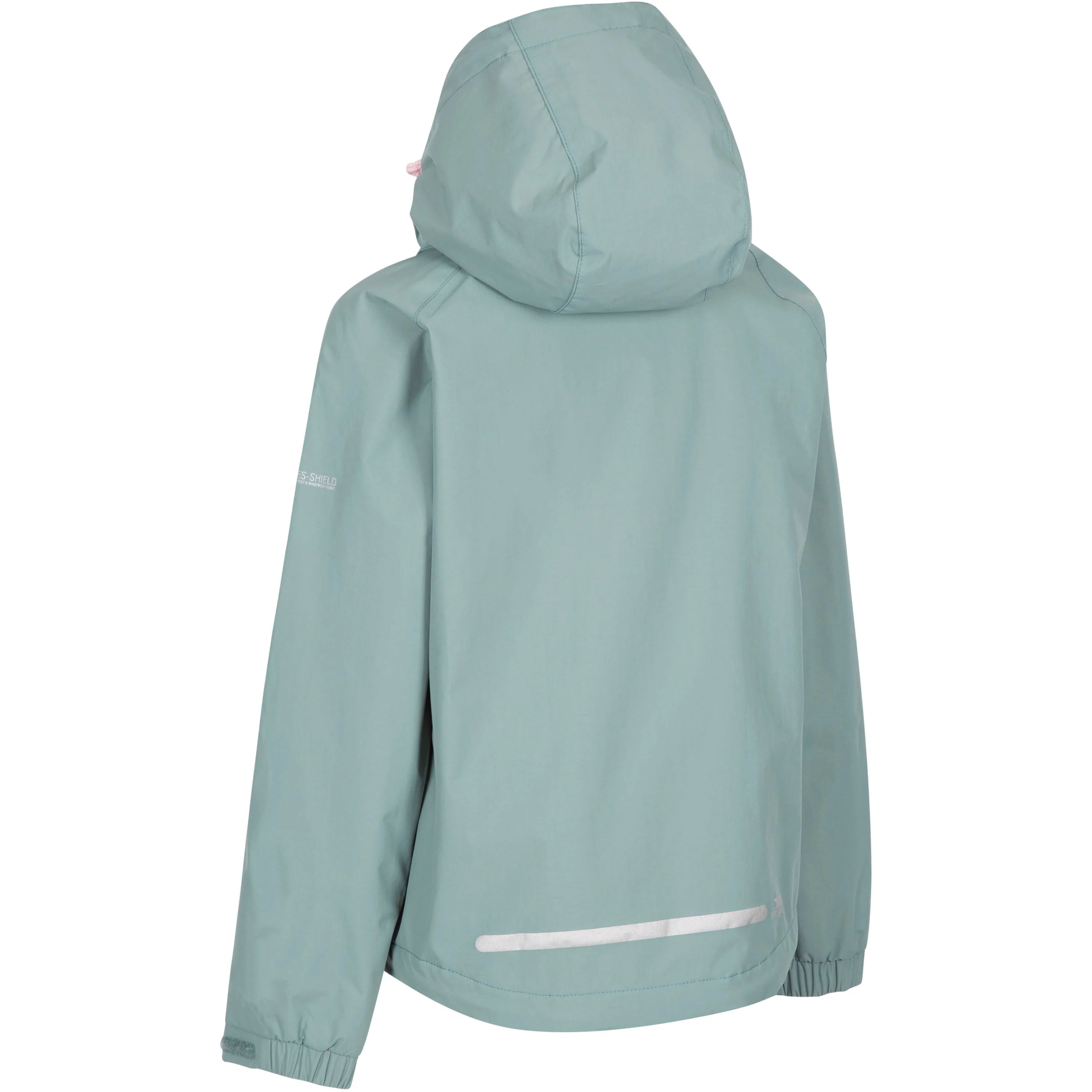 Capture Girls Unpadded Waterproof Jacket in Teal Mist - Image 2