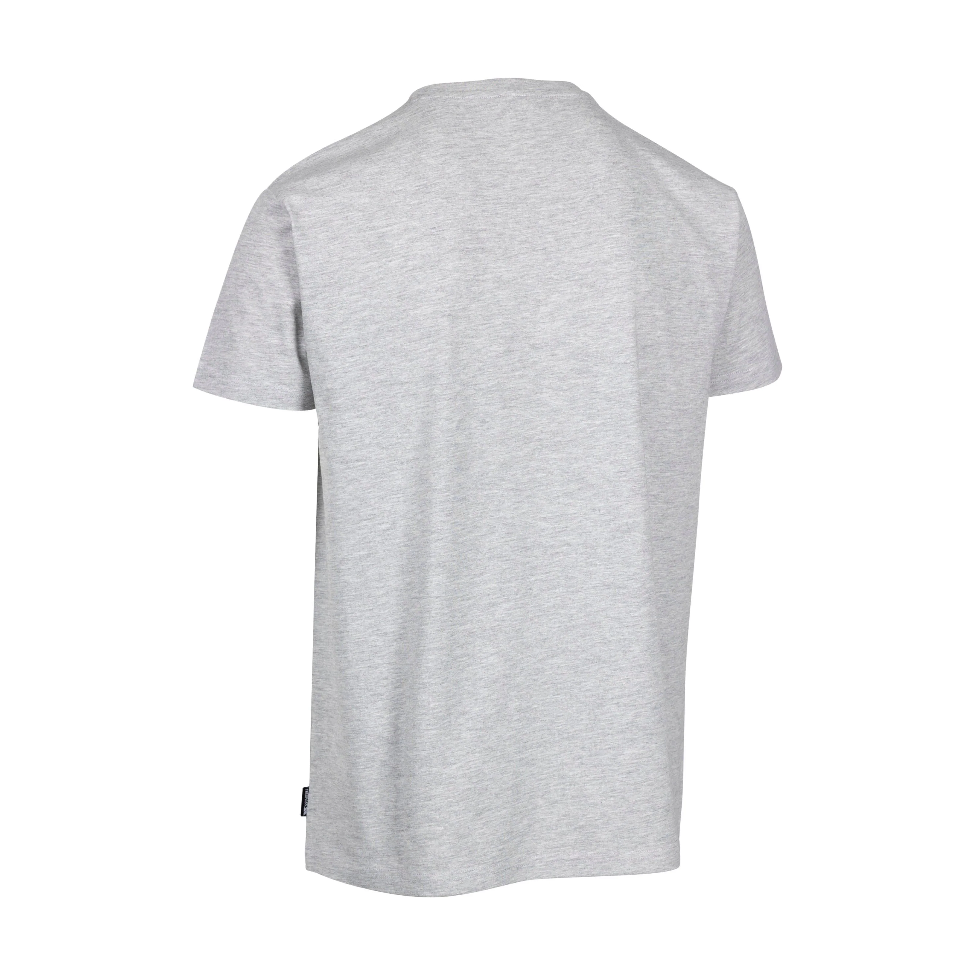 Chera Mens Casual Quick Dry T-Shirt in Grey Marl - Image 2
