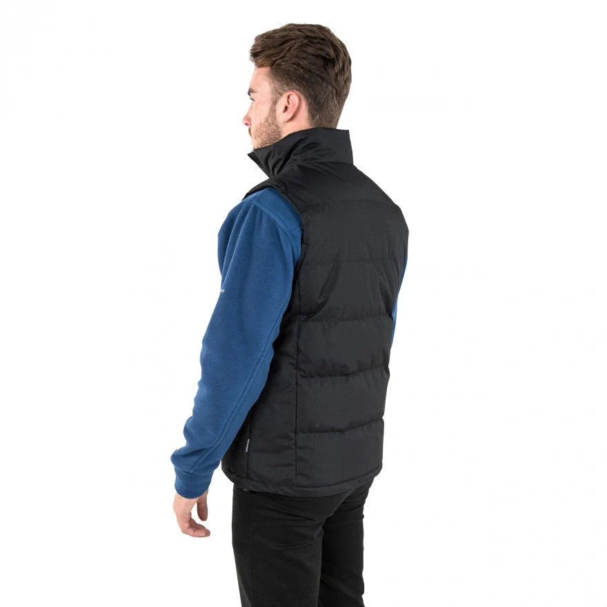 Clasp Mens Padded Gilet - Black - Image 8