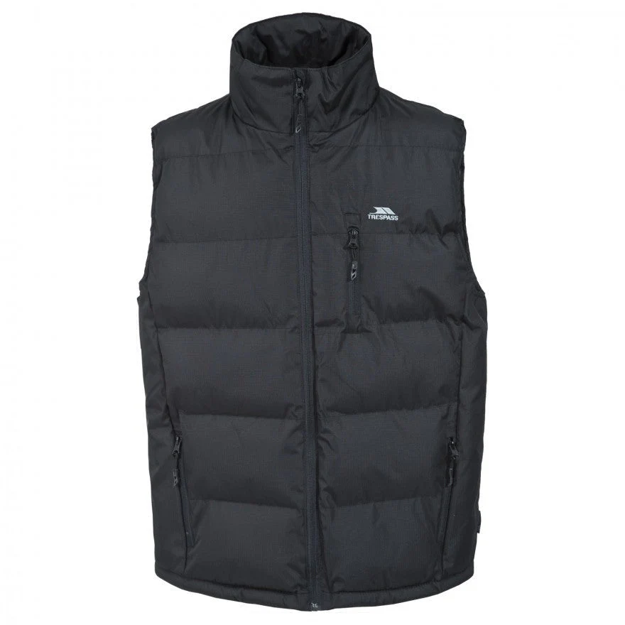 Clasp Mens Padded Gilet - Black - Image 9