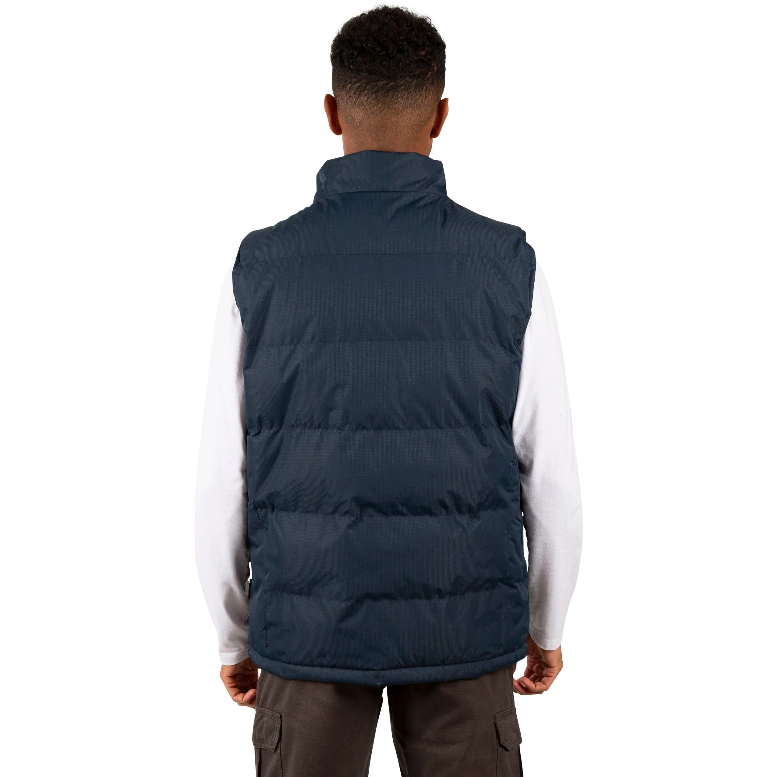 Clasp Mens Padded Gilet - Navy - Image 4