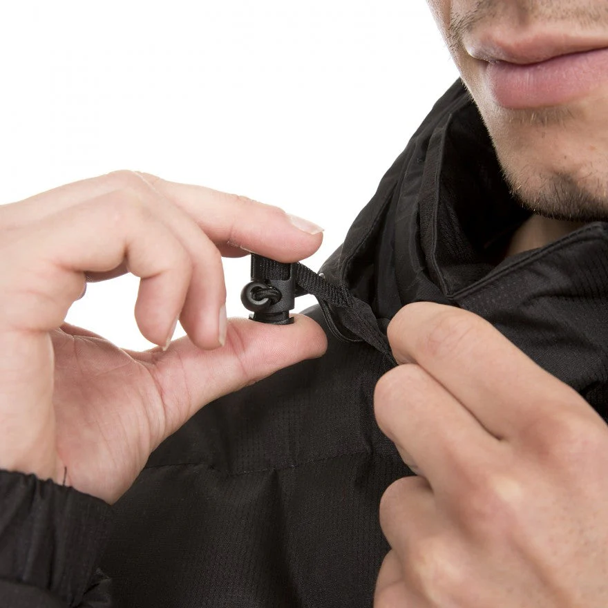 Clip Mens Padded Casual Jacket - Black - Image 5