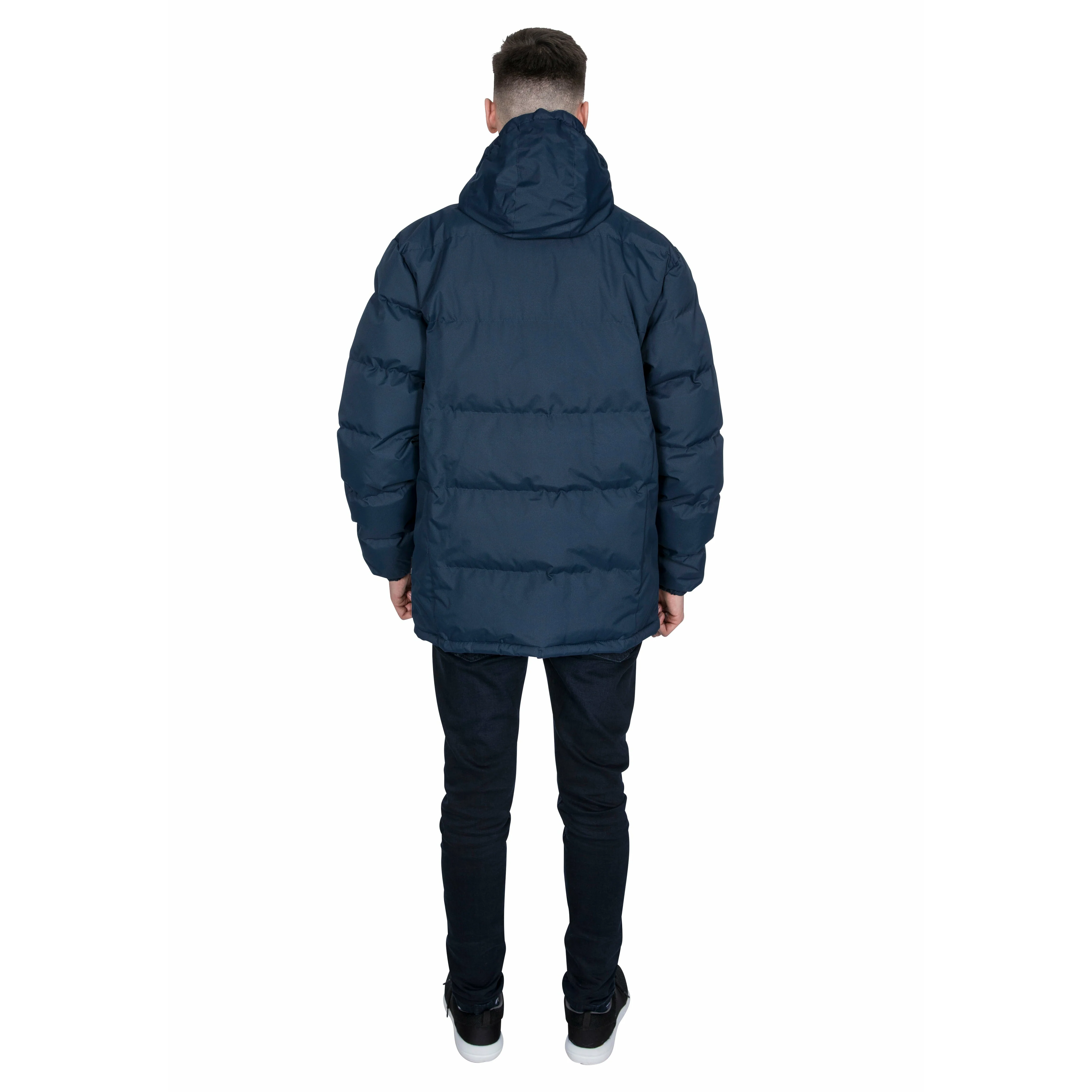 Clip Mens Padded Casual Jacket - Navy - Image 4