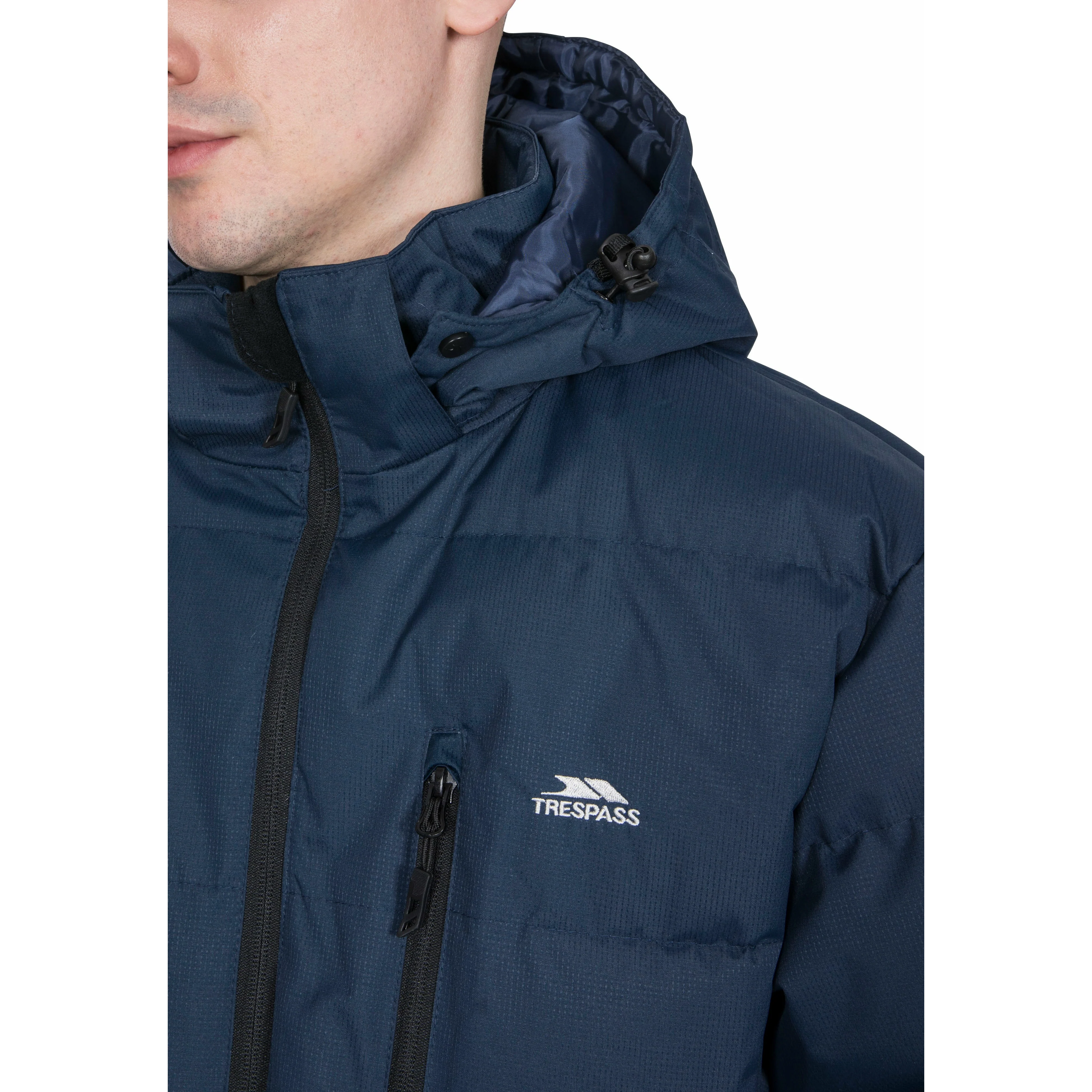 Clip Mens Padded Casual Jacket - Navy - Image 7