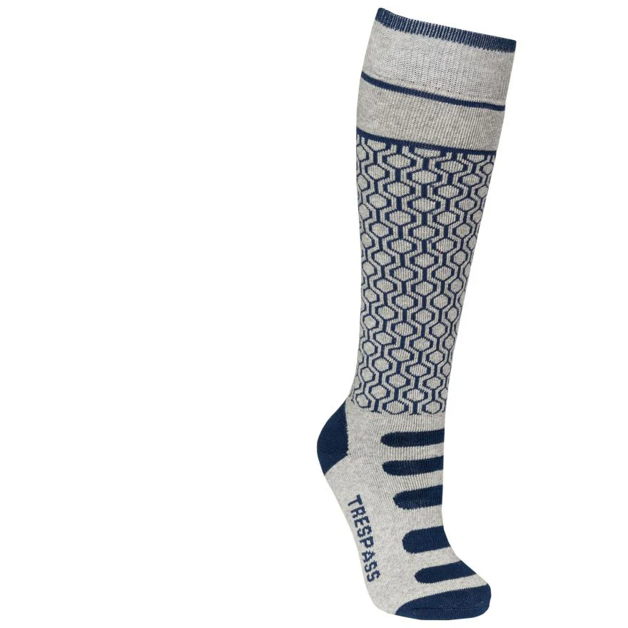 Concave - Kids Unisex Ski Socks (2 Pair Pack) - Grey Marl - Image 2