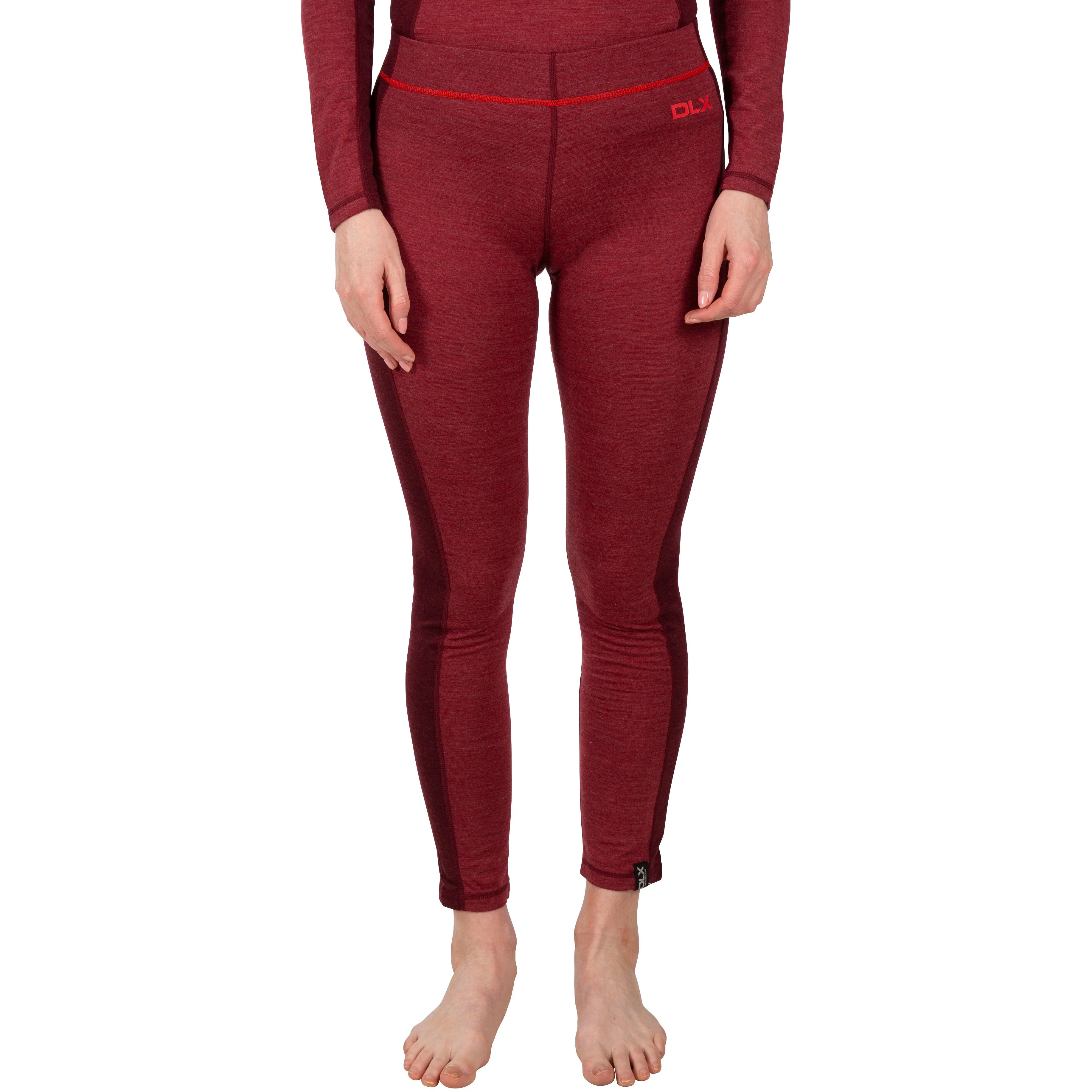 Cora Women's Base Layer Pants in Hibiscus Marl - Image 4