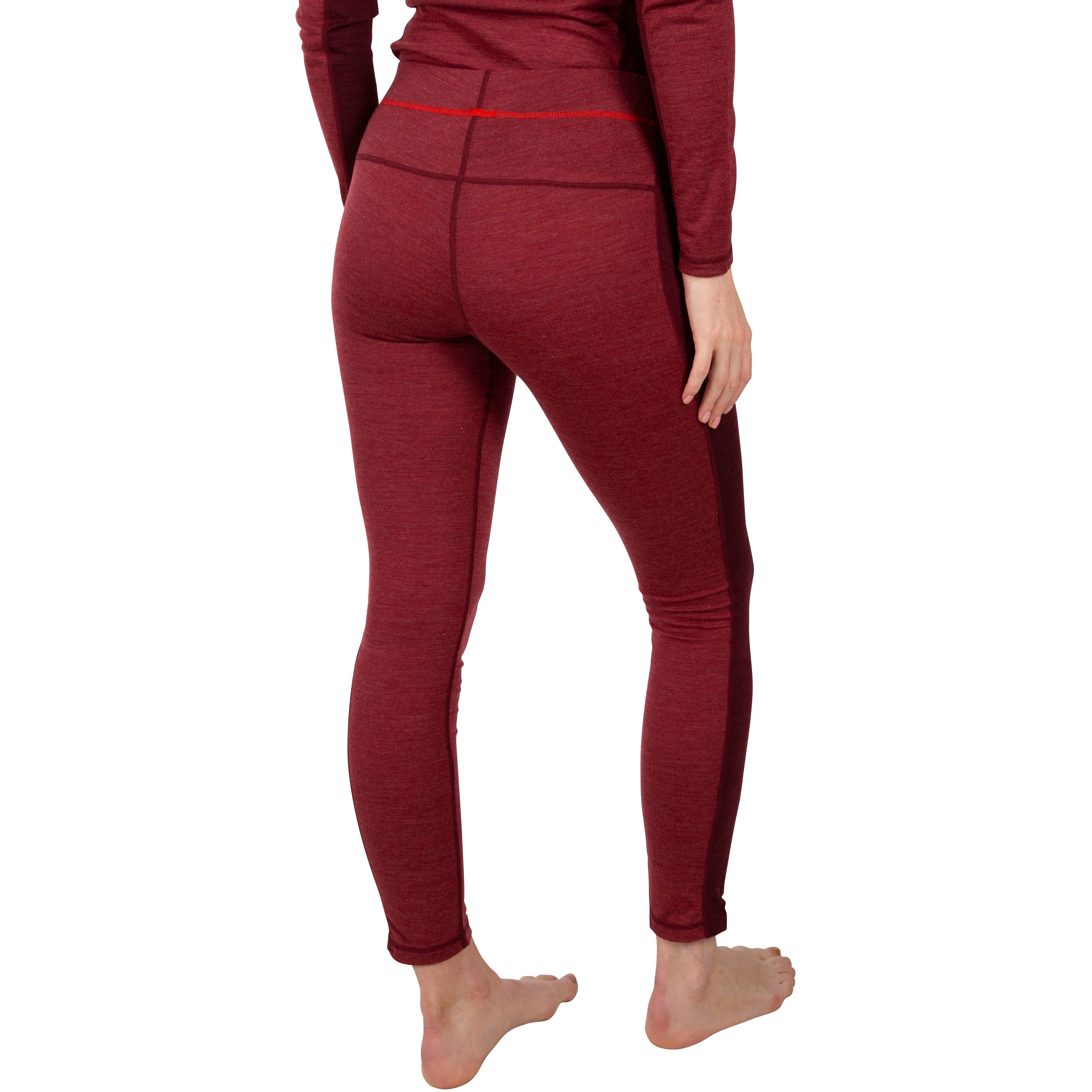 Cora Women's Base Layer Pants in Hibiscus Marl - Image 7