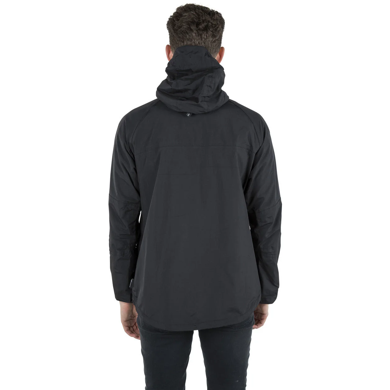 Corvo Mens Unpadded Waterproof Jacket in Black - Image 3