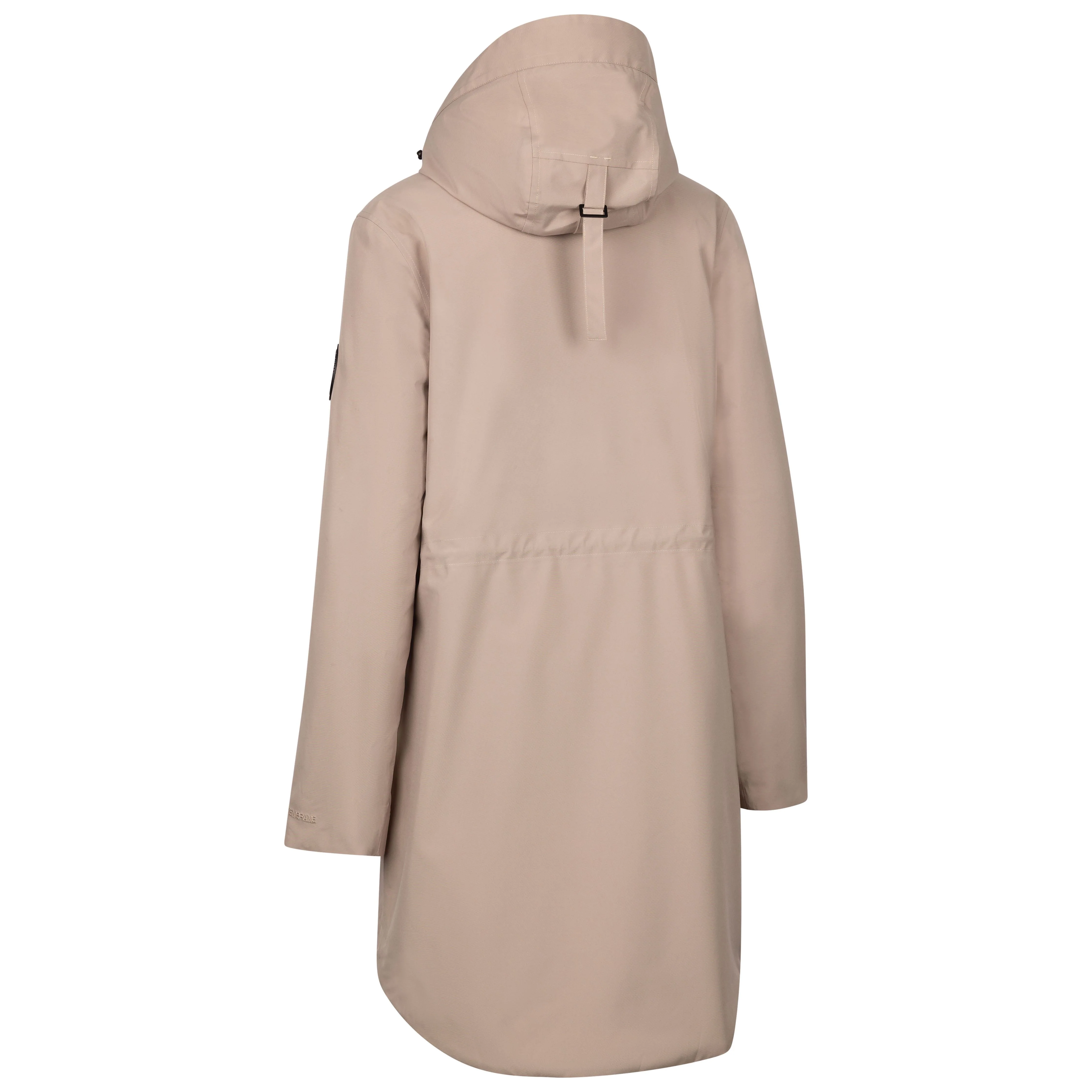 Deborah Women's Longer Padded DLX Jacket in Sand - Image 3