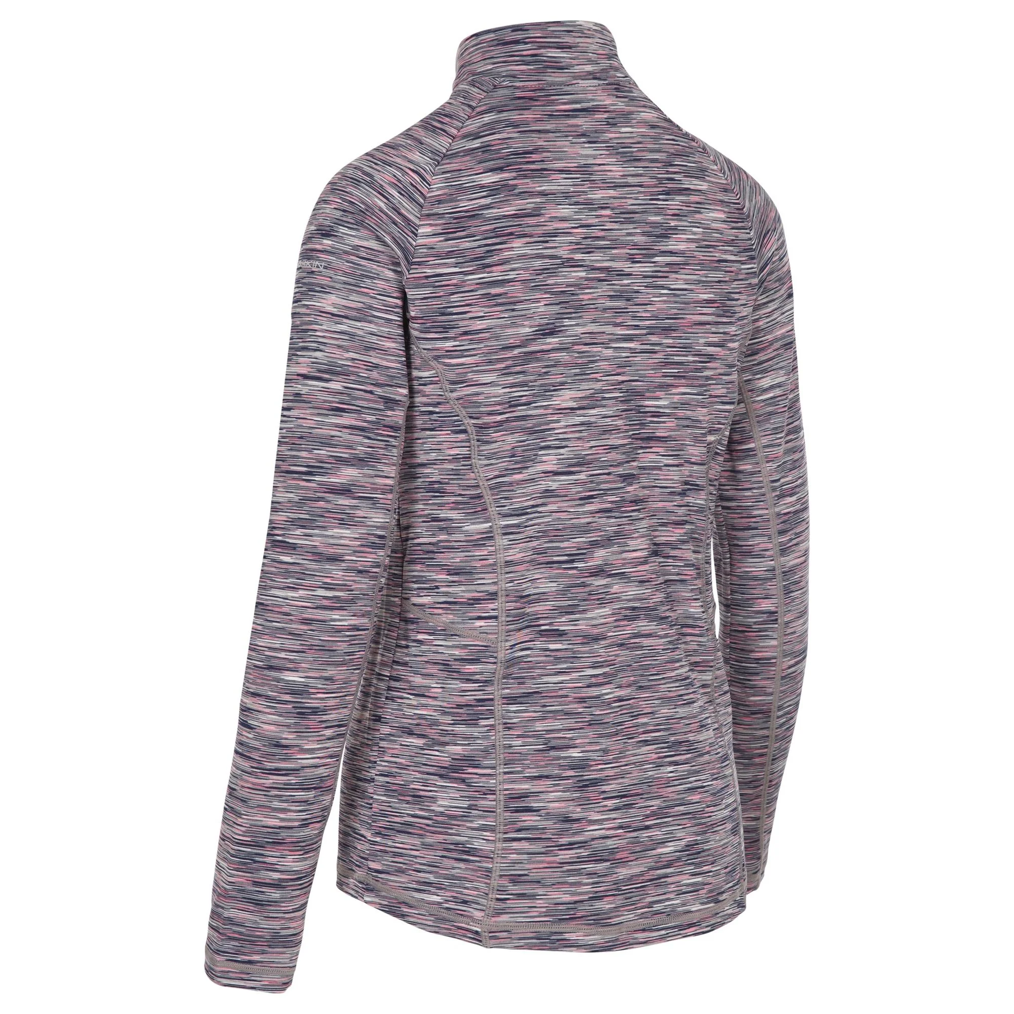 Edith Women's Long Sleeve Active Top in Platinum Marl - Image 2