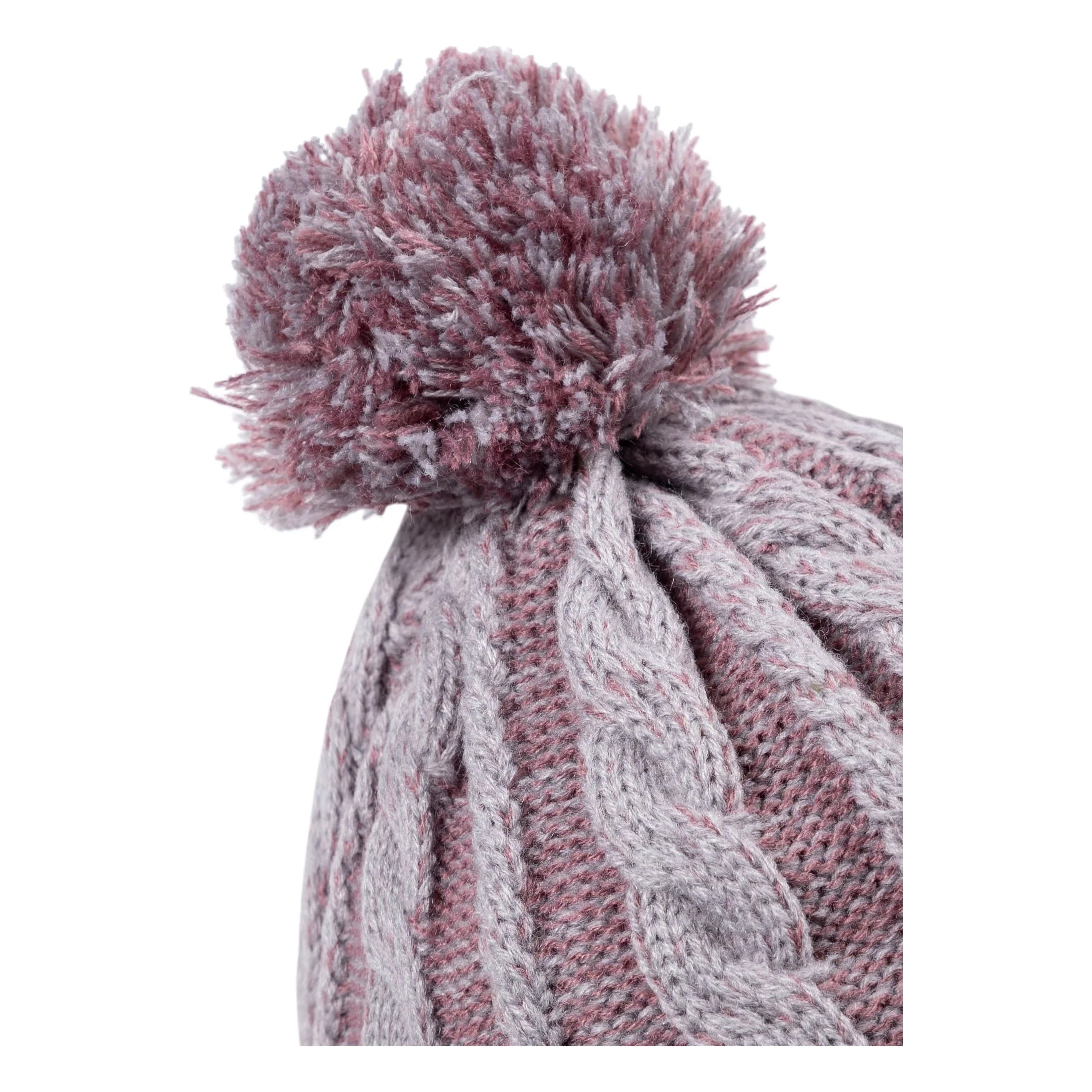 Elle Women's Fleece Lined Knitted Hat in Rose Tone - Image 5