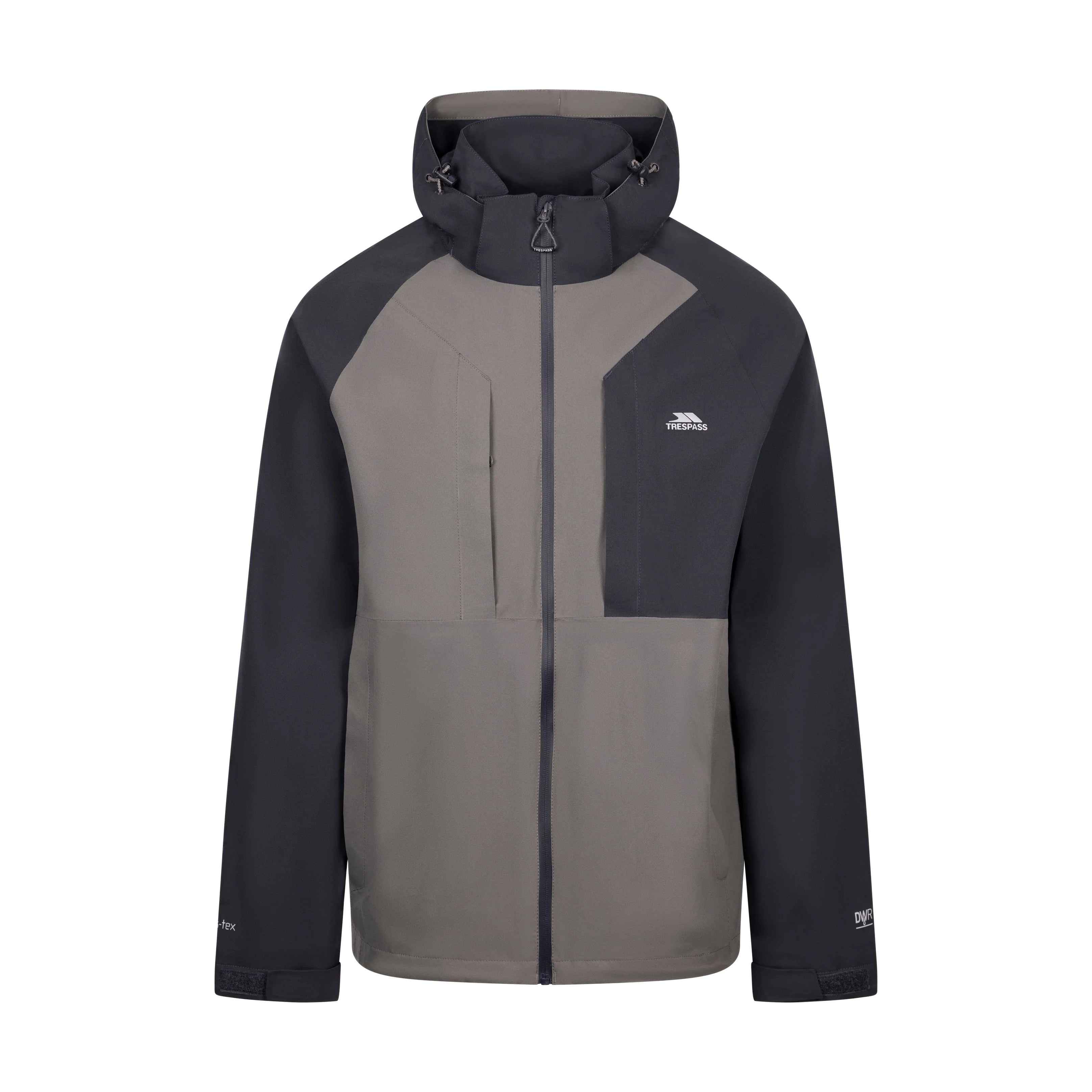 Fala Mens Unpadded Waterproof Jacket in Storm Grey