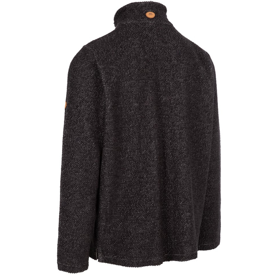 Falmouthfloss Men's 1/2 Zip Sweater in Black - Image 2