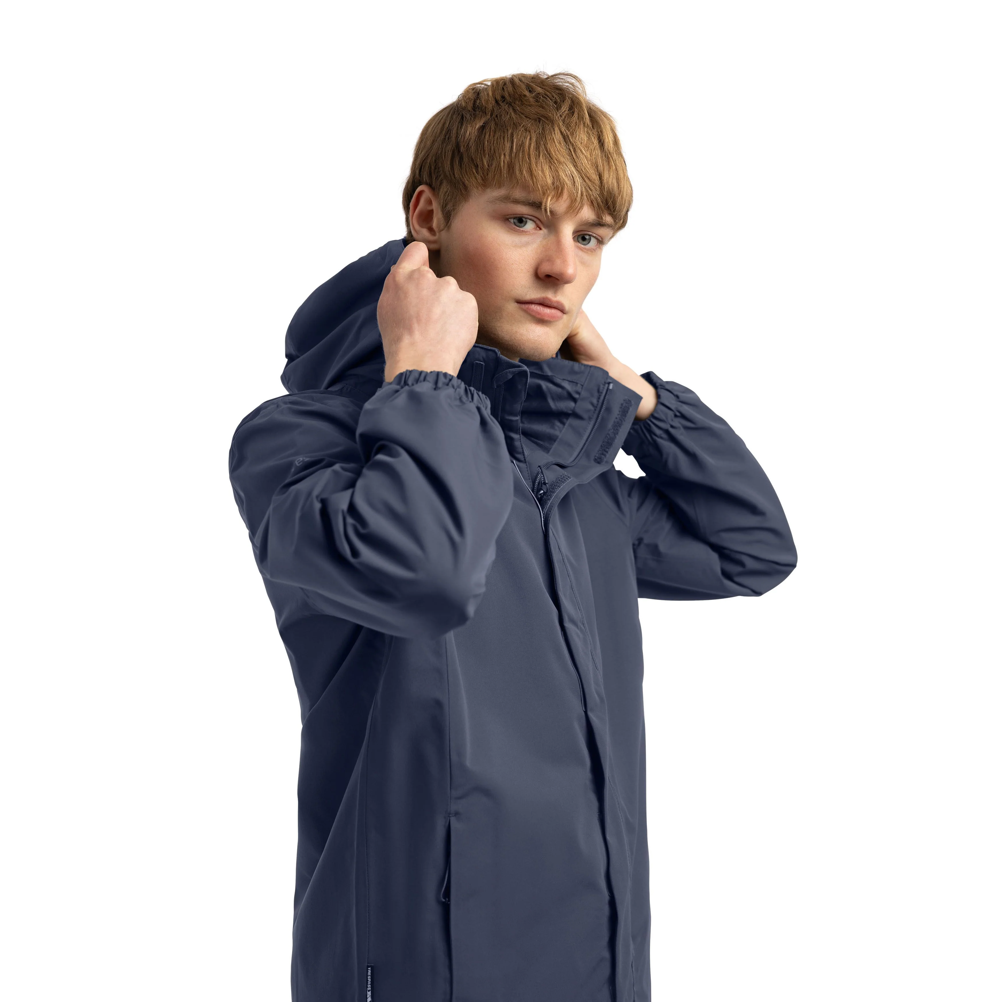 Farndish Mens Waterproof UnPadded Casual Jacket in Dark Flint - Image 3