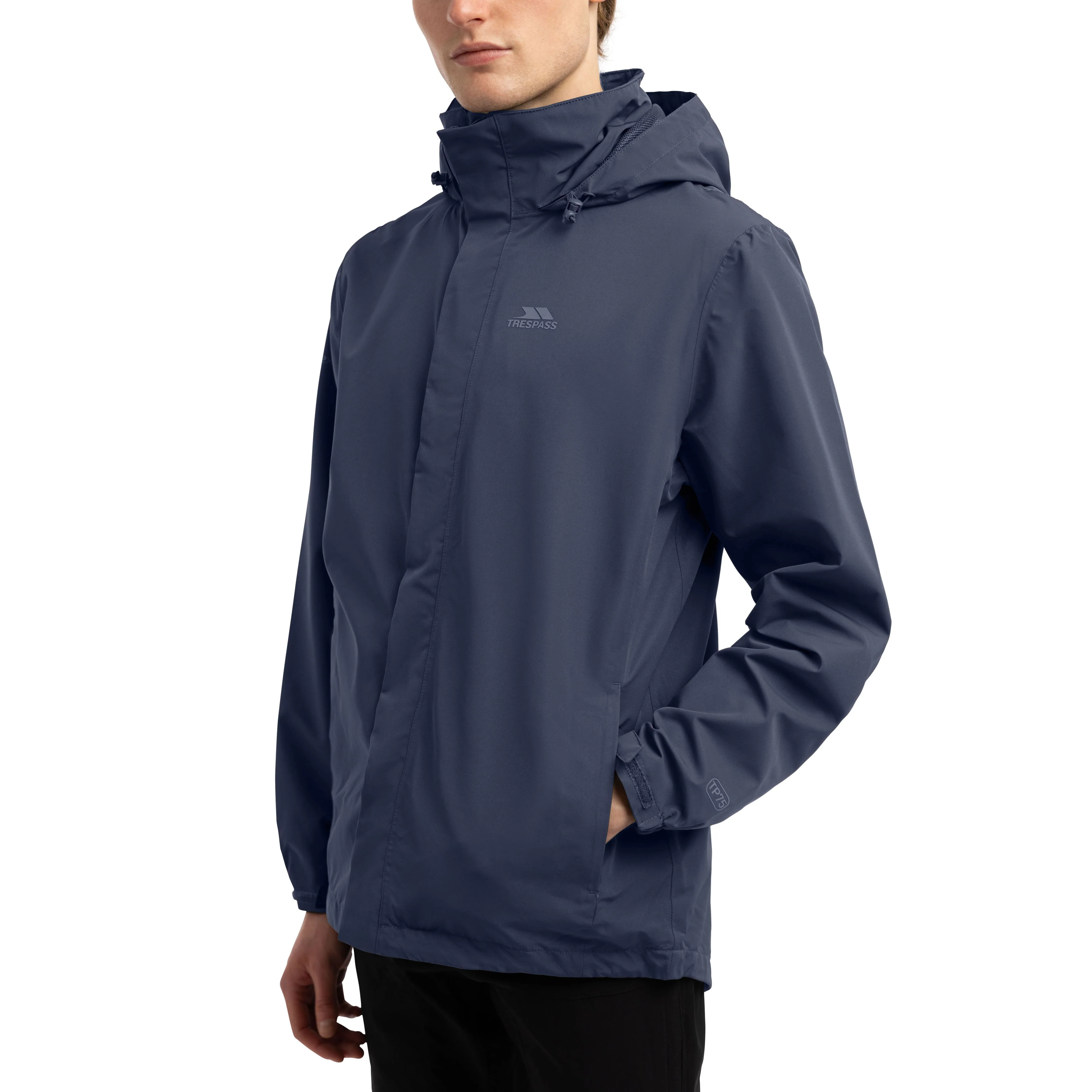 Farndish Mens Waterproof UnPadded Casual Jacket in Dark Flint - Image 6