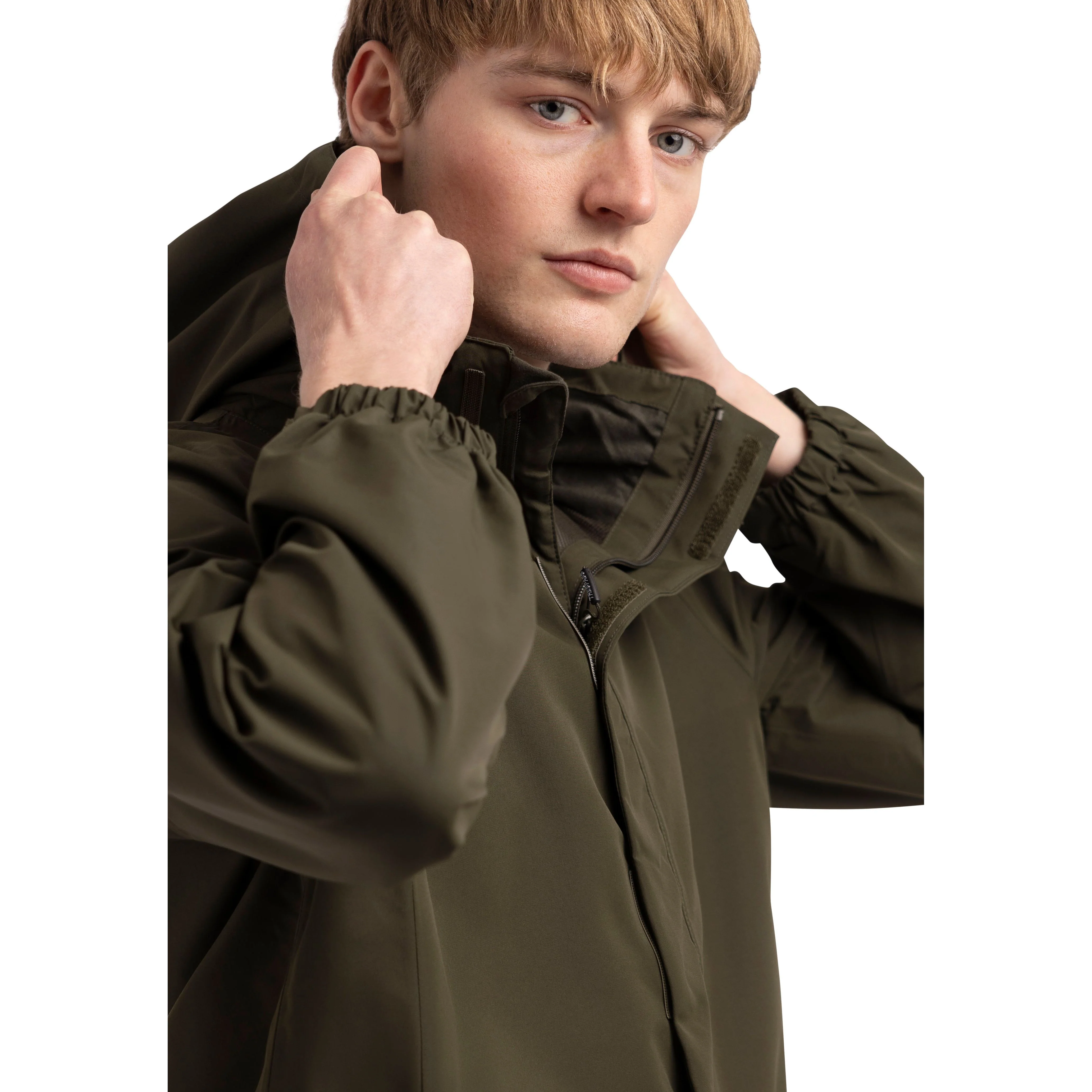 Farndish Mens Waterproof Unpadded Casual Jacket in Dark Vine - Image 3