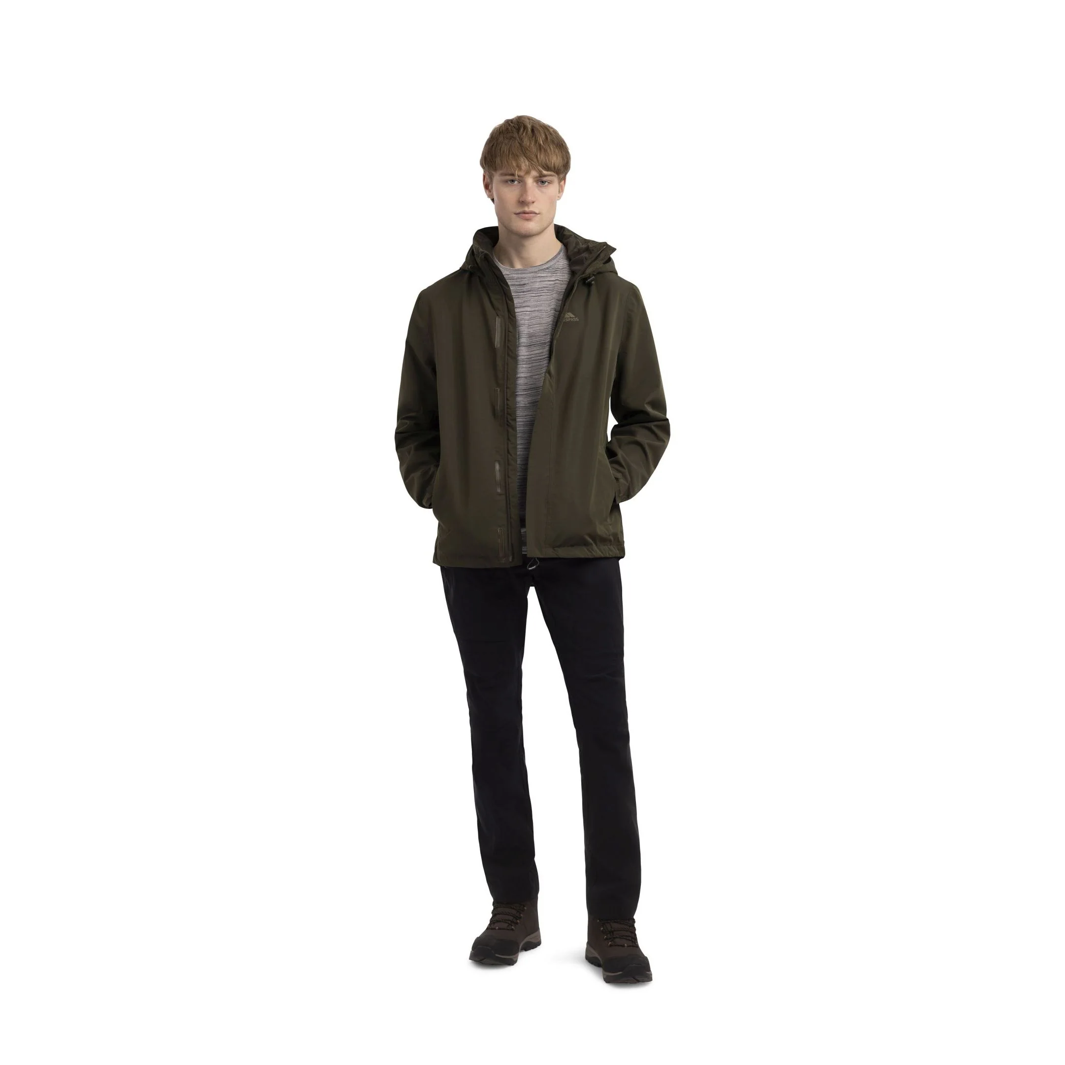 Farndish Mens Waterproof Unpadded Casual Jacket in Dark Vine - Image 4
