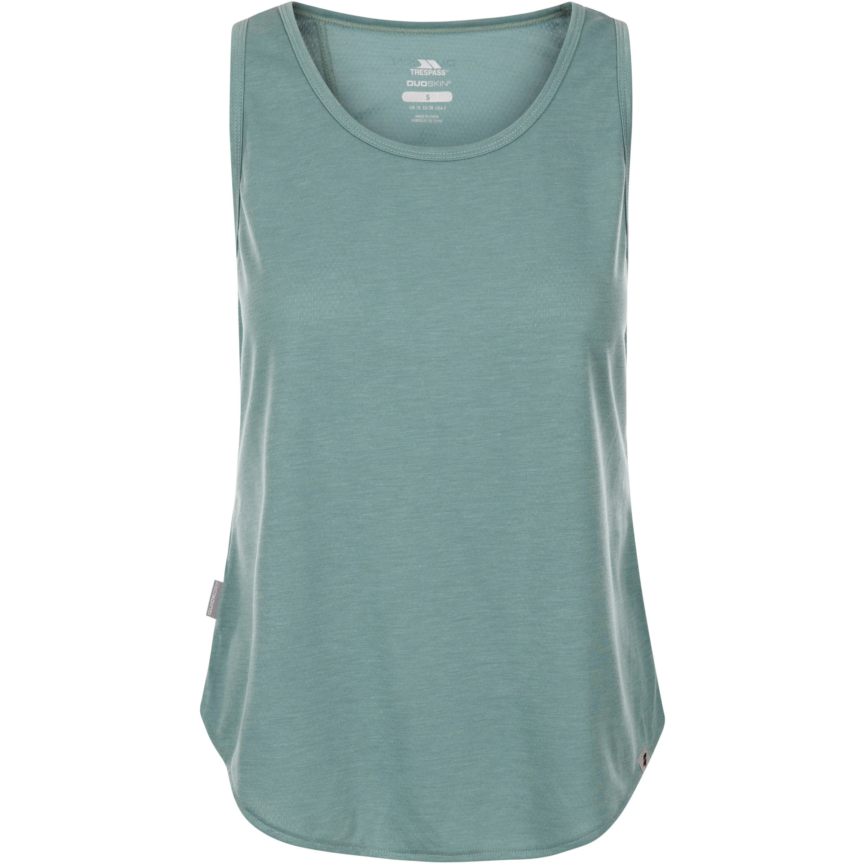 Mairead Women's Active Top in Teal Mist