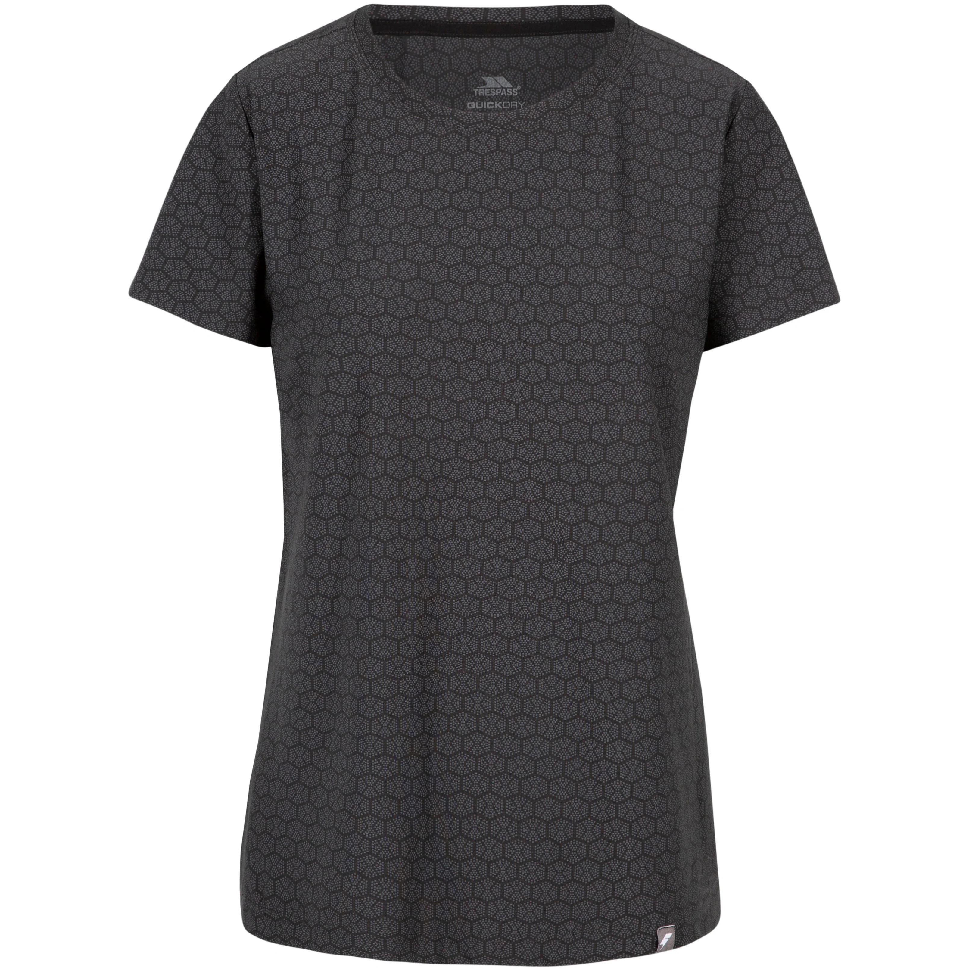 Mercy Women's Quick Dry T-Shirt in Black
