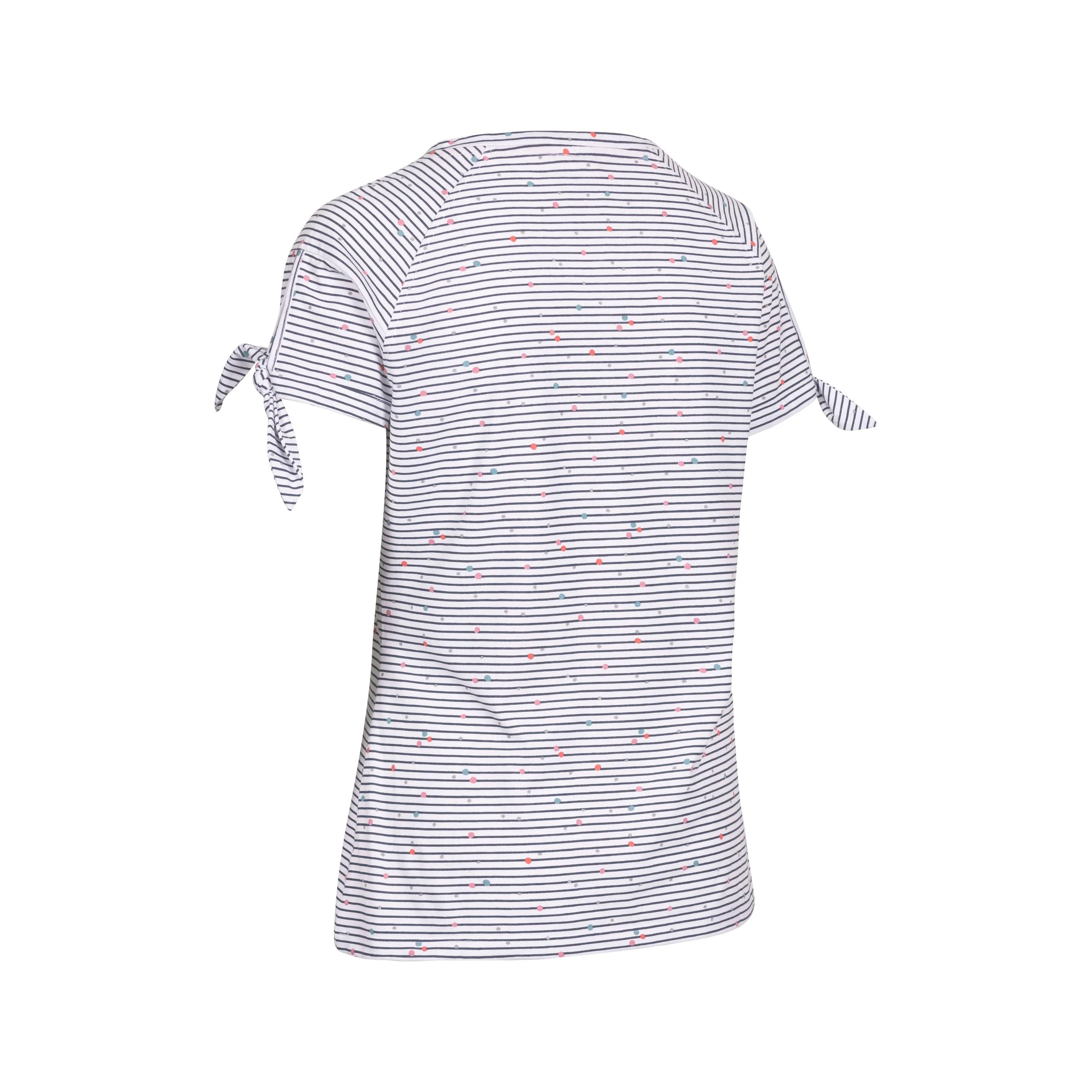 Fernie Womens T-Shirt in Navy Stripe - Image 2