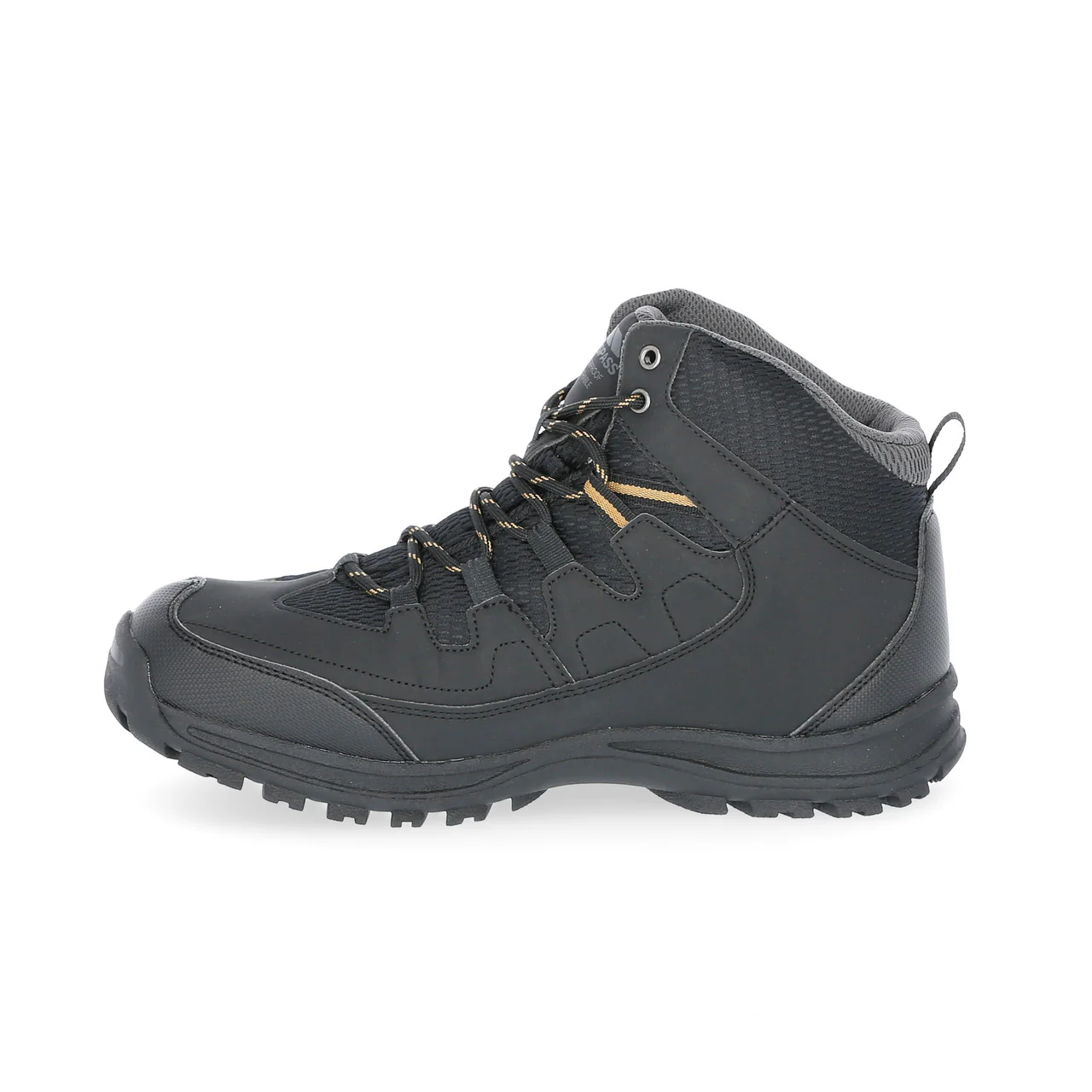 Finley Mens Walking Boots - Black - Image 3