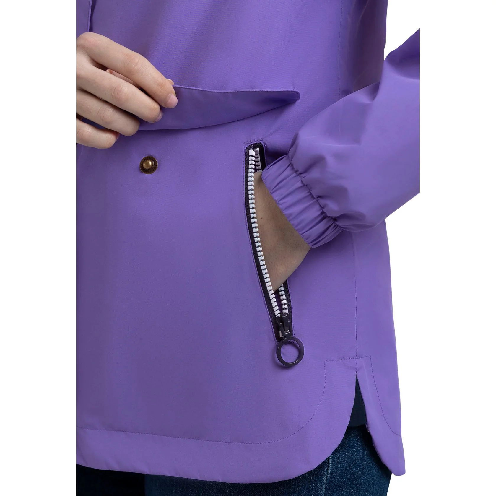 Flourish Womens Unpadded Waterproof Jacket in Wisteria - Image 7