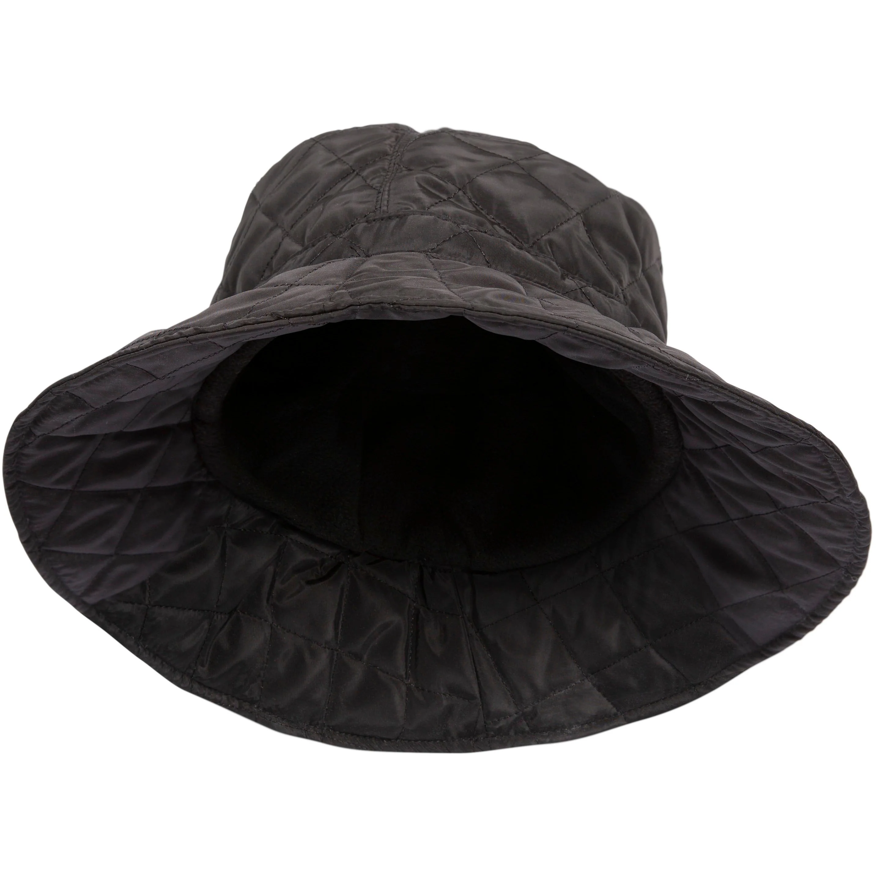 Flow Quilted Bucket Hat for Adults in Black - Image 2