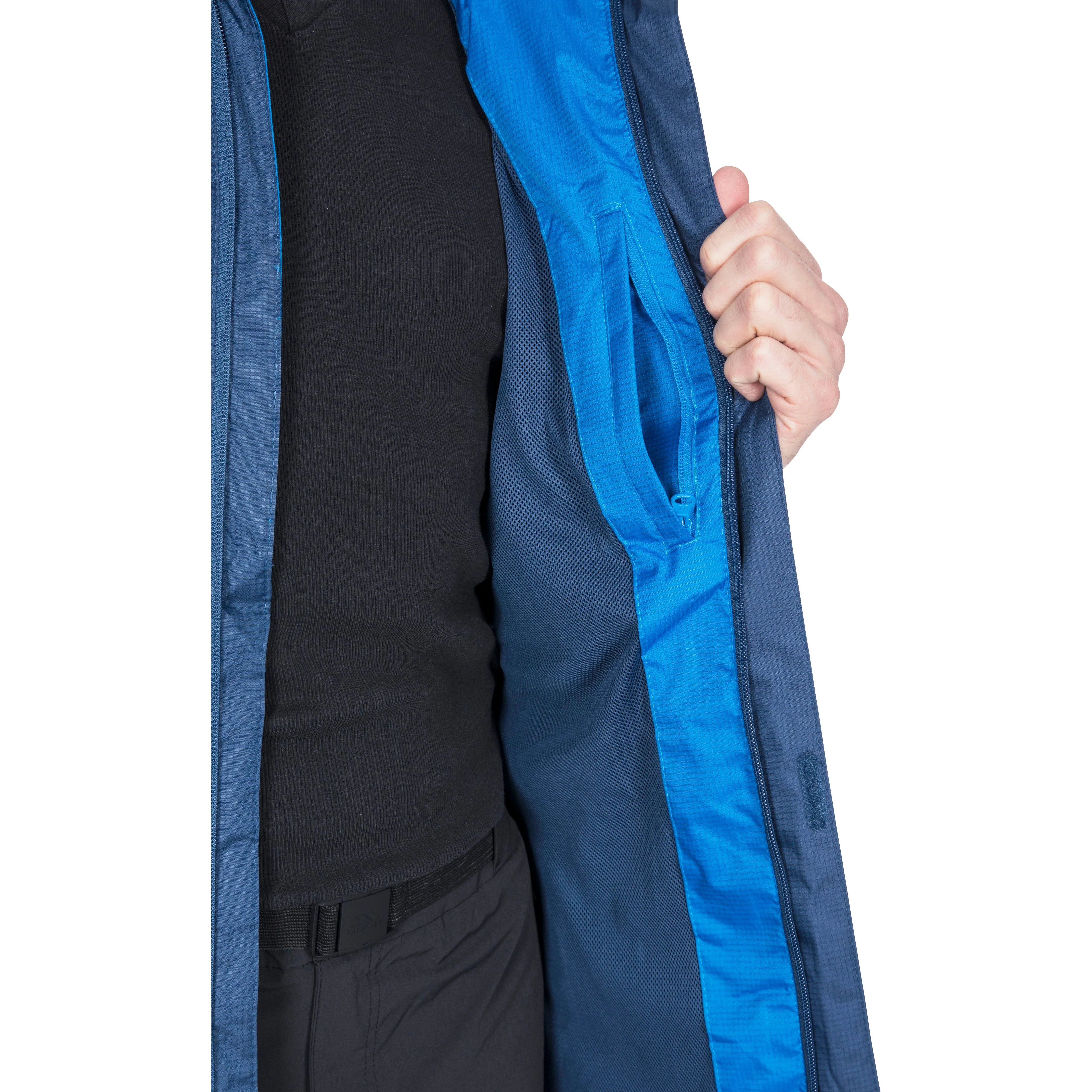 Fraser 2 Men's Unpadded Waterproof Jacket in Navy - Image 3