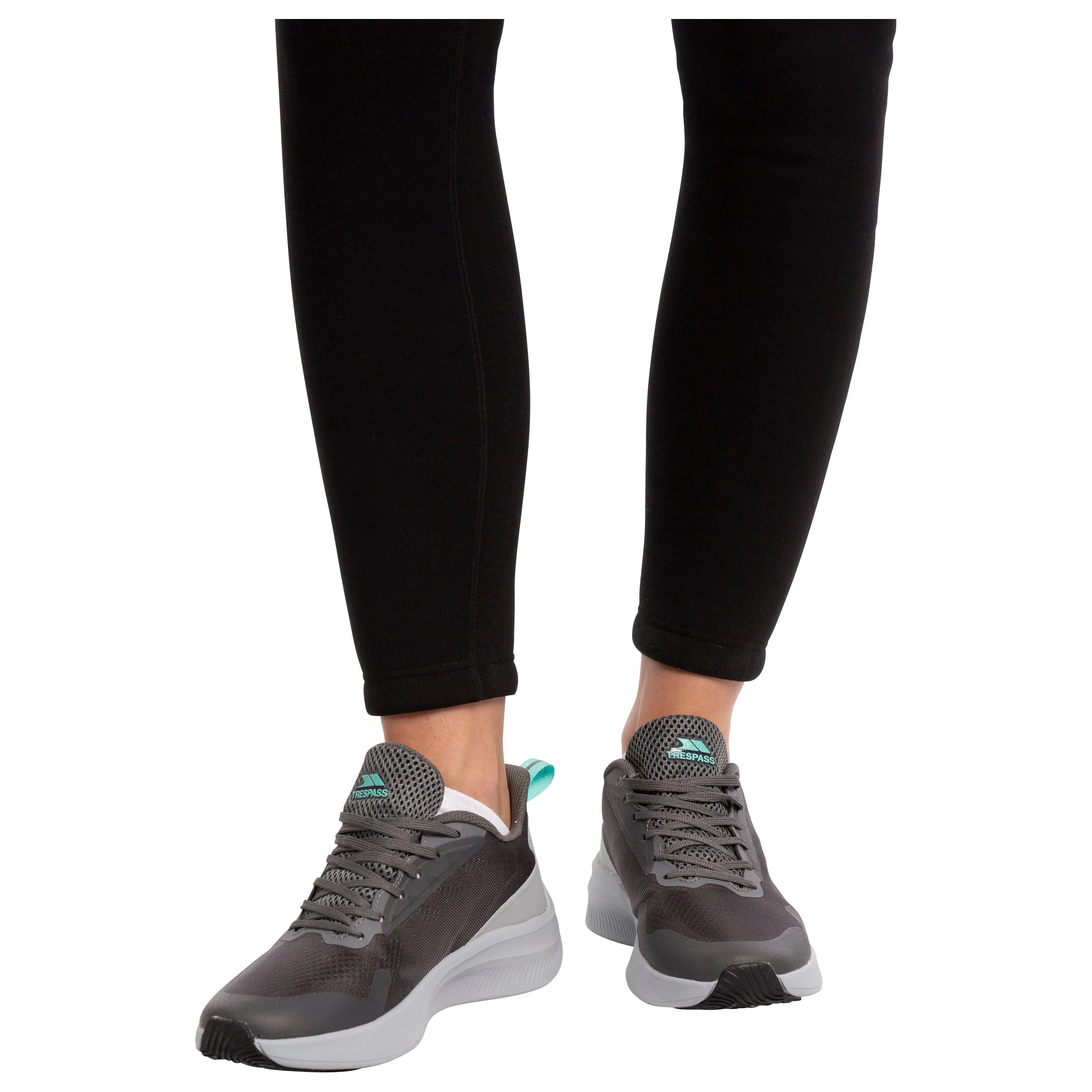 Fuzzy Womens Sherpa Lined Leggings in Black - Image 6