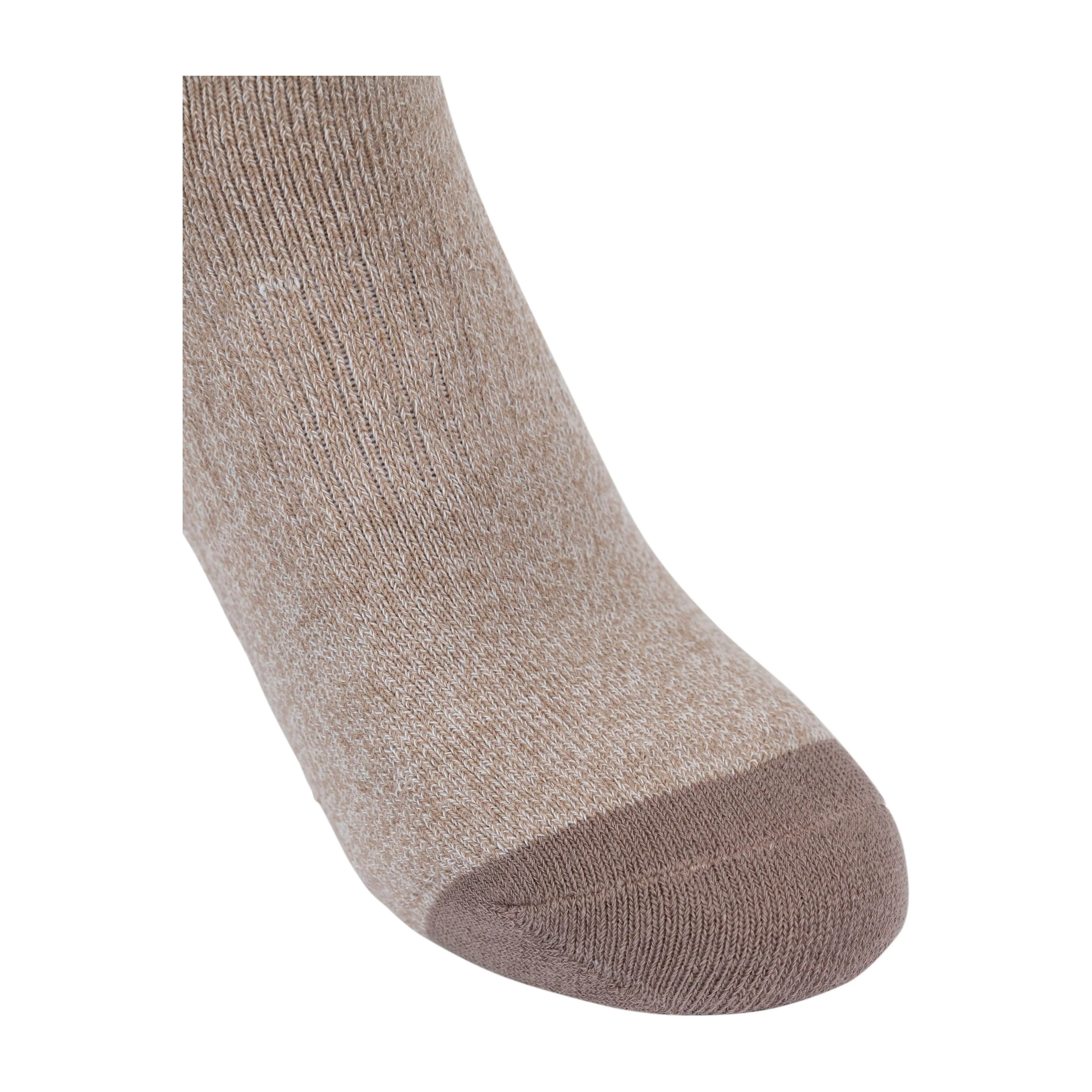 Hadley Women's Anti Blister Socks 2 Pack in Grapewine / Oatmeal - Image 6