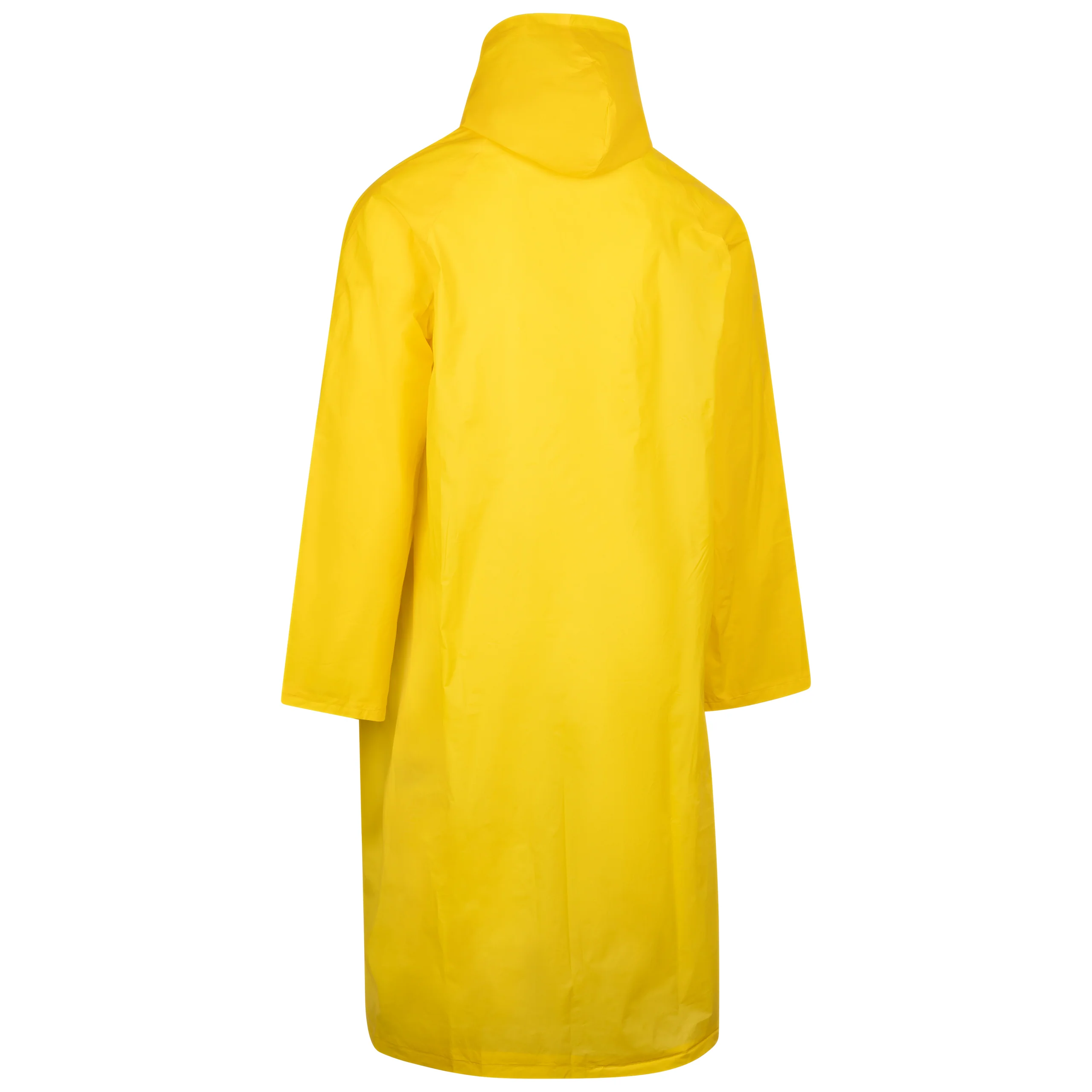 It May Rain Unisex Lightweight Packaway Rain Jacket in Yellow - Image 2