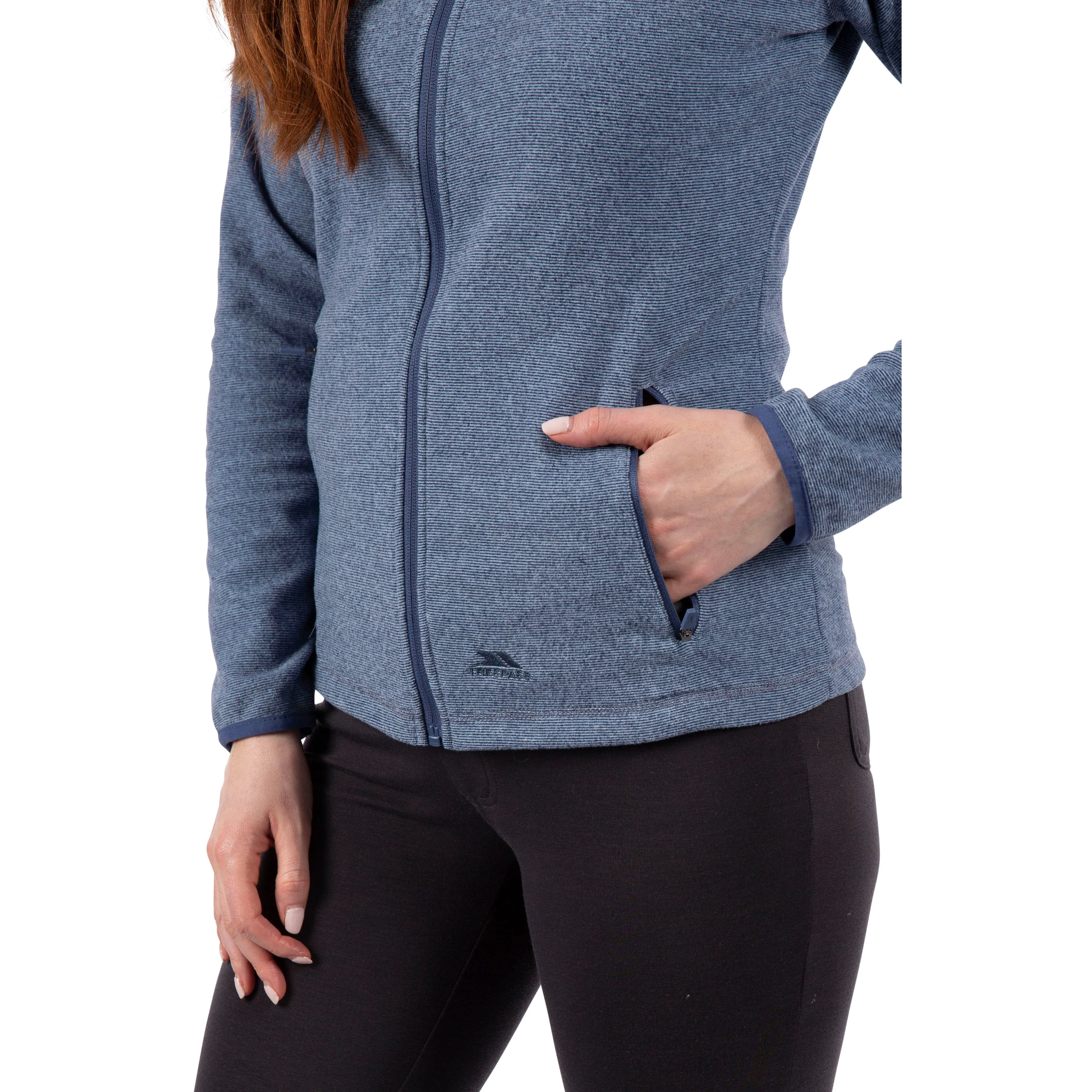 Jennings Women's Full Front Zip Fleece in Navy - Image 3