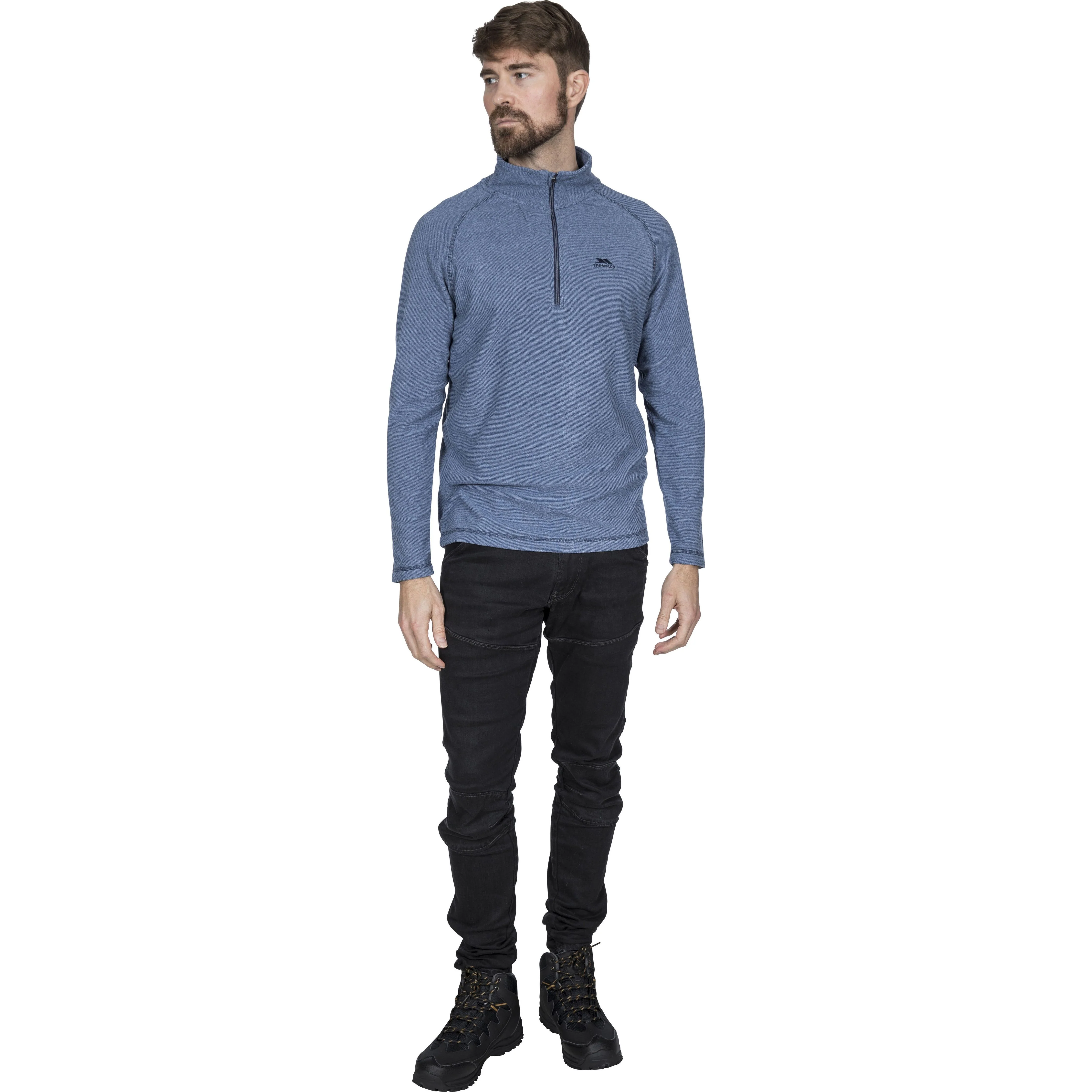 Keynote Men's Half Zip Fleece Jumper in Navy - Image 9