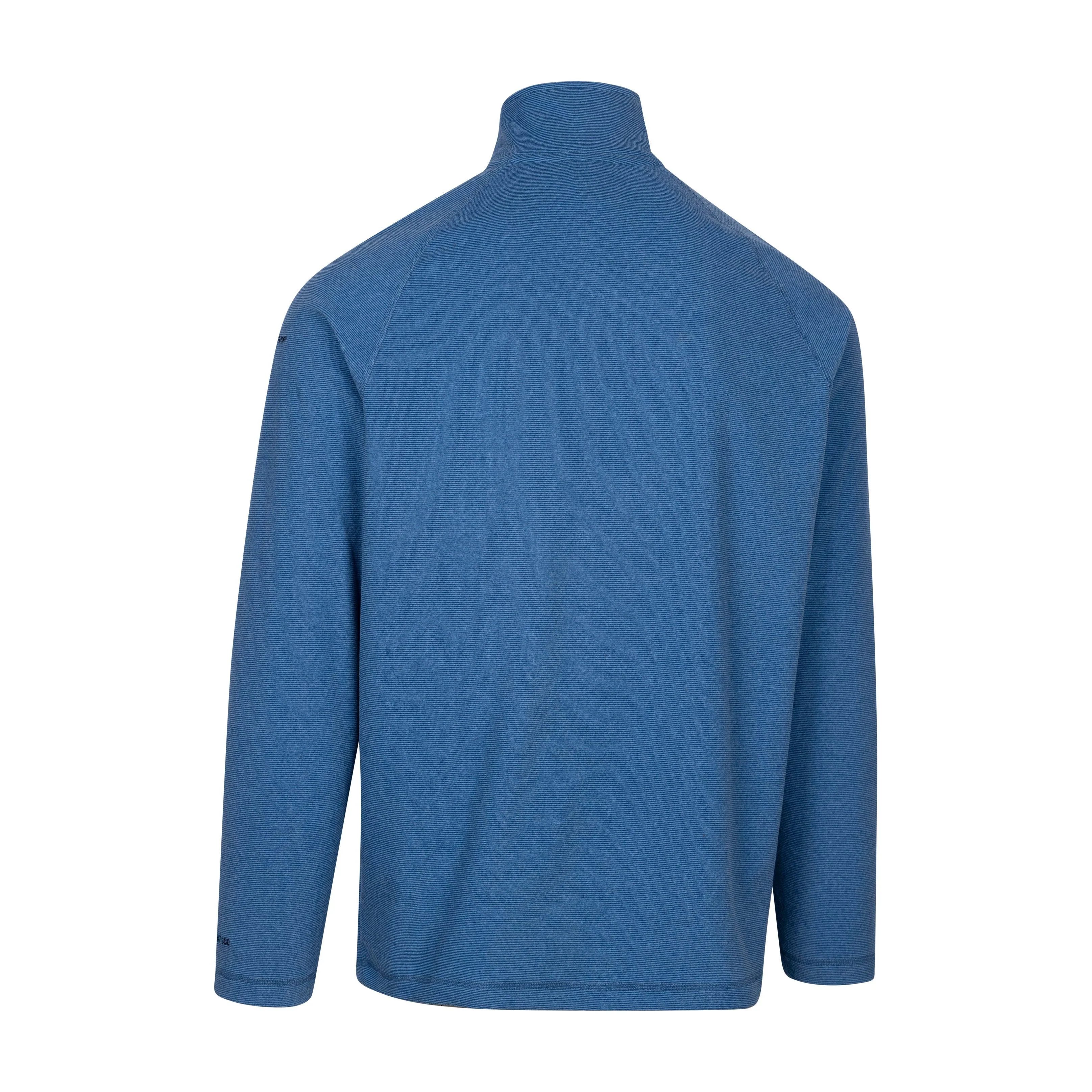 Keynote Men's Half Zip Fleece Top in Harbour Blue - Image 2