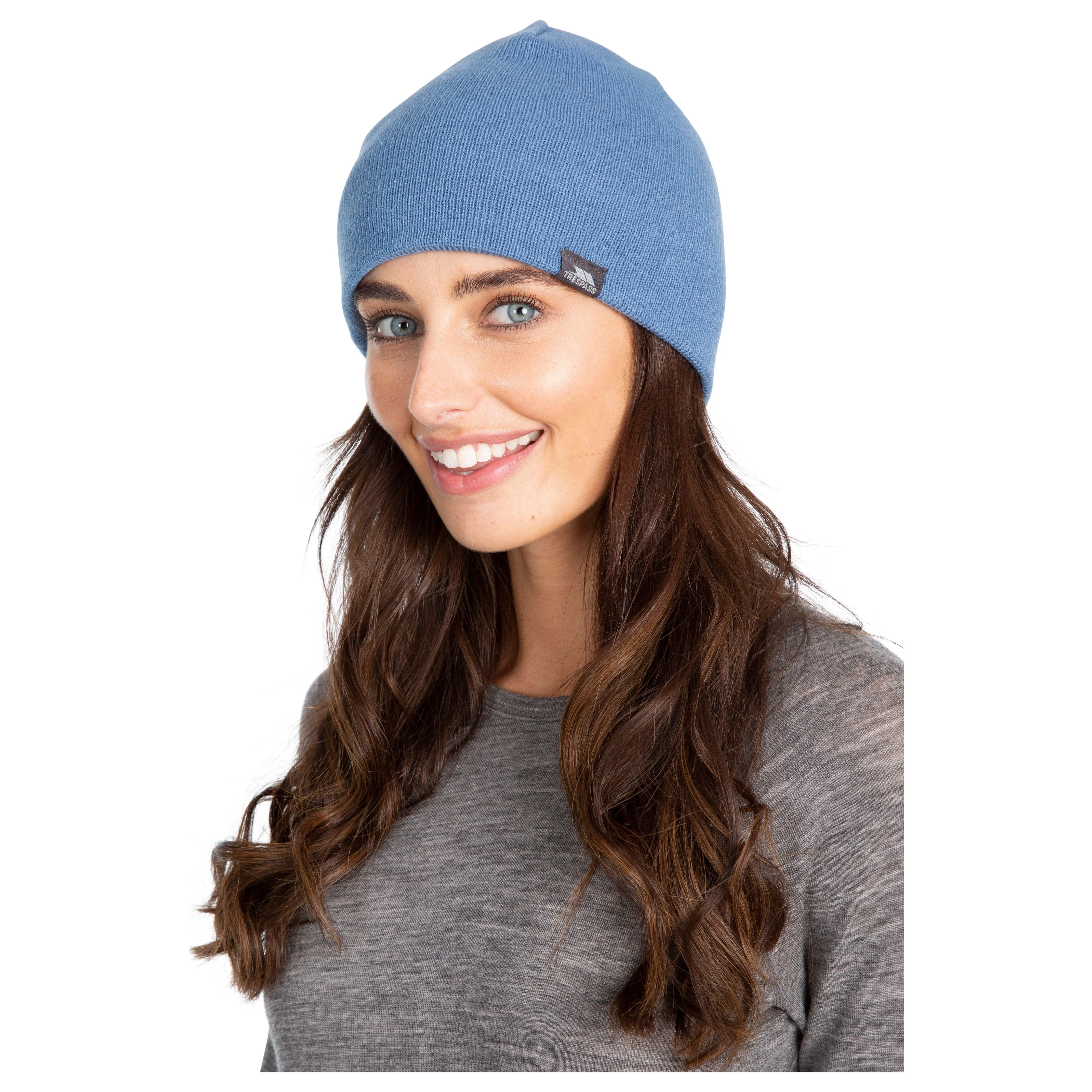 Kezia Women's Reversible Beanie Hat - Denim Blue - Image 3