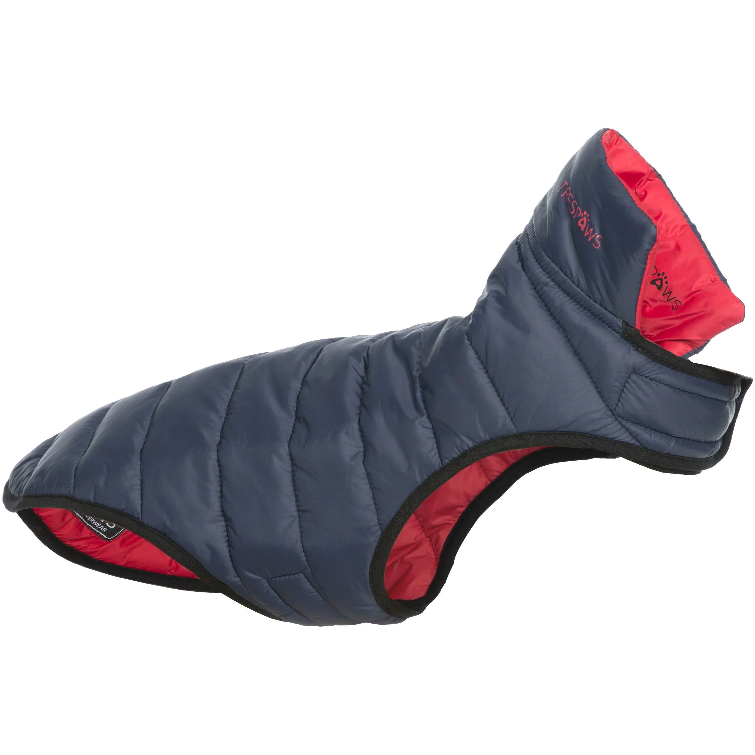 Kimmi Quilted Reversible Packaway Dog Coat - Flint - Image 7